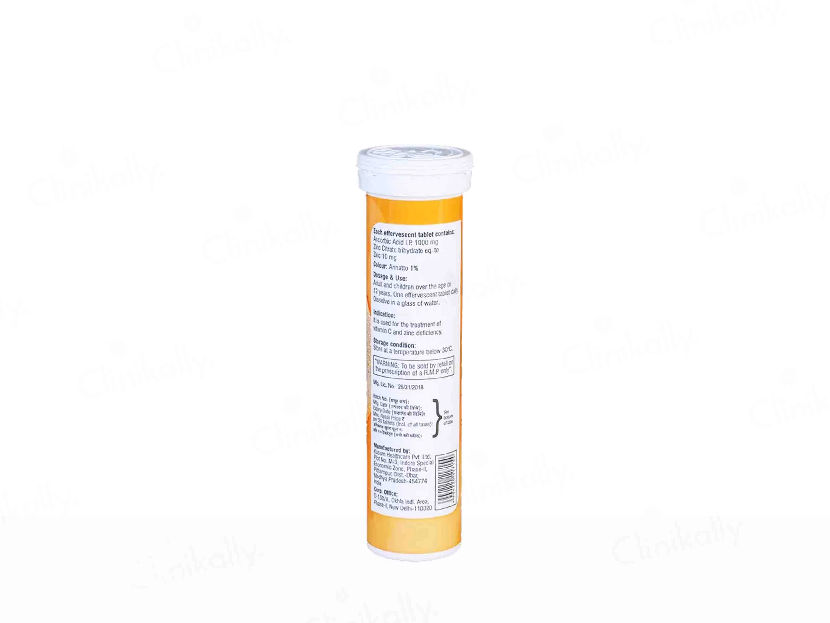 Lussi Effervescent Tablet - Zingy Citrus Flavour - Image 2
