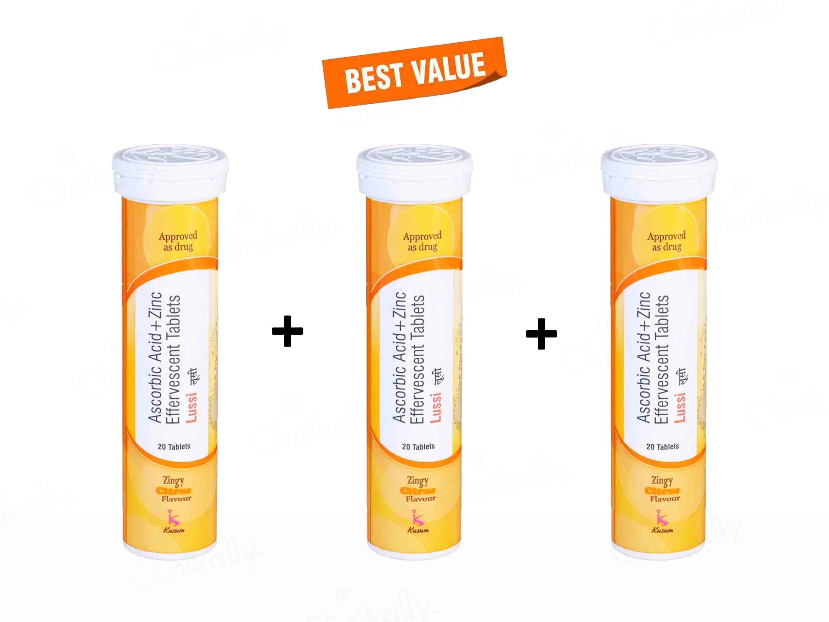 Lussi Effervescent Tablet - Zingy Citrus Flavour - Image 3