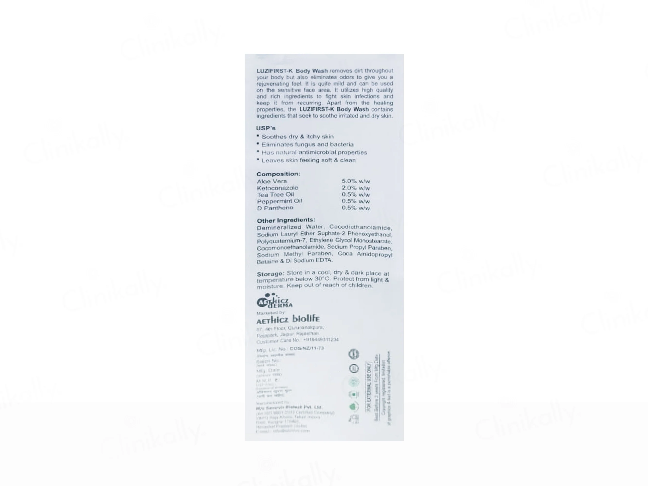 Luzifirst-K Anti Fungal Body Wash - Image 2
