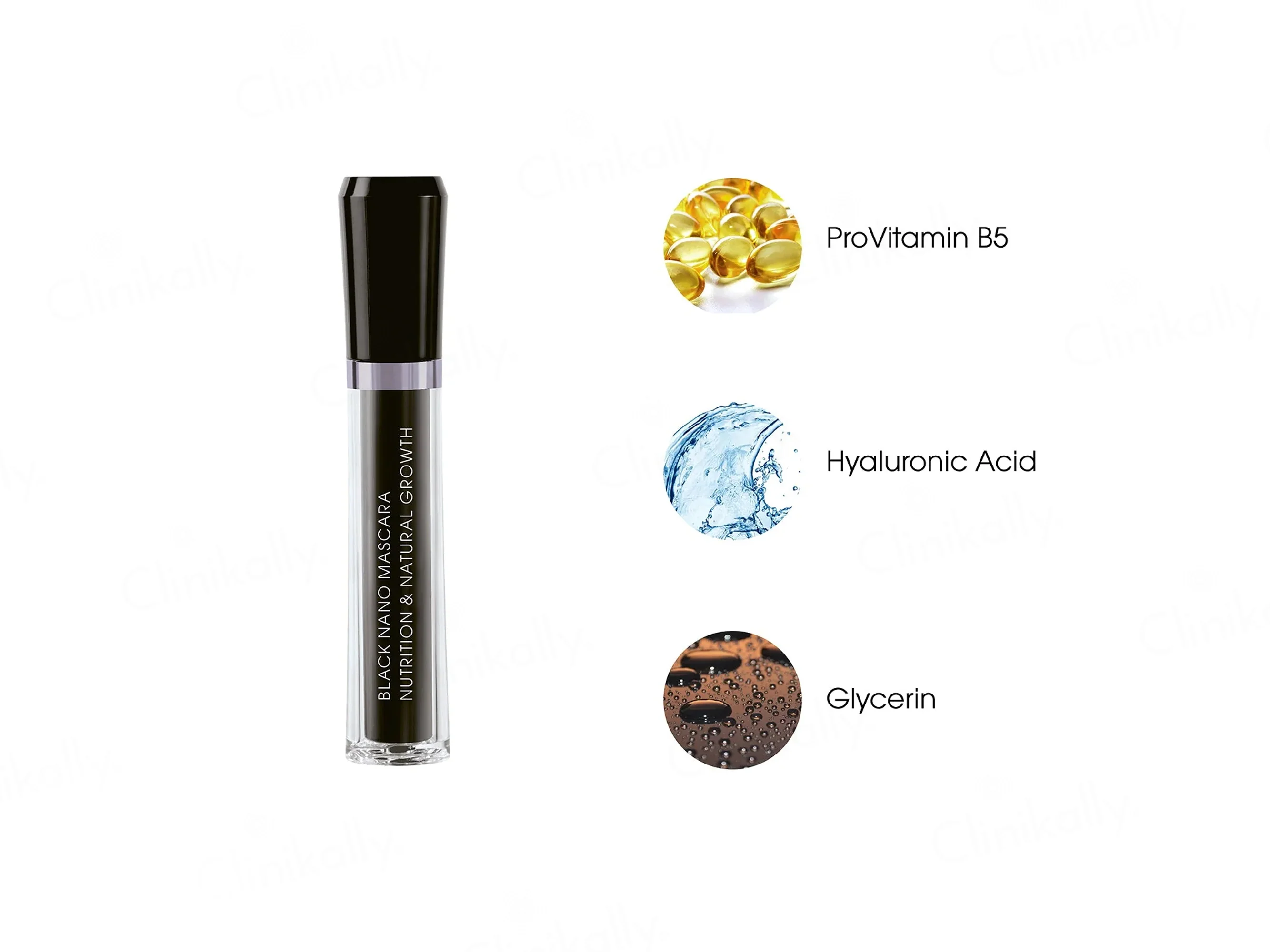 M2 BEAUTE Black Nano Mascara For Nutrition & Natural Growth - Image 4