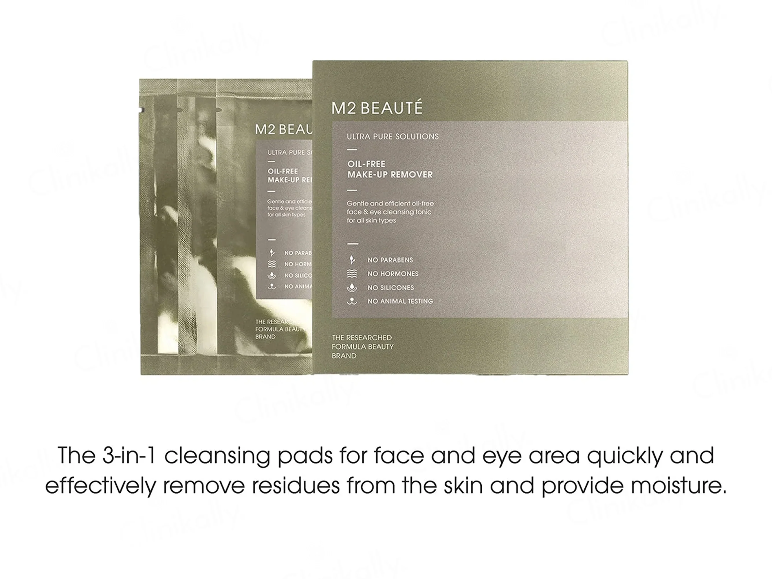 M2 BEAUTE Ultra Pure Solutions Oil-Free Make-Up Remover - Image 2