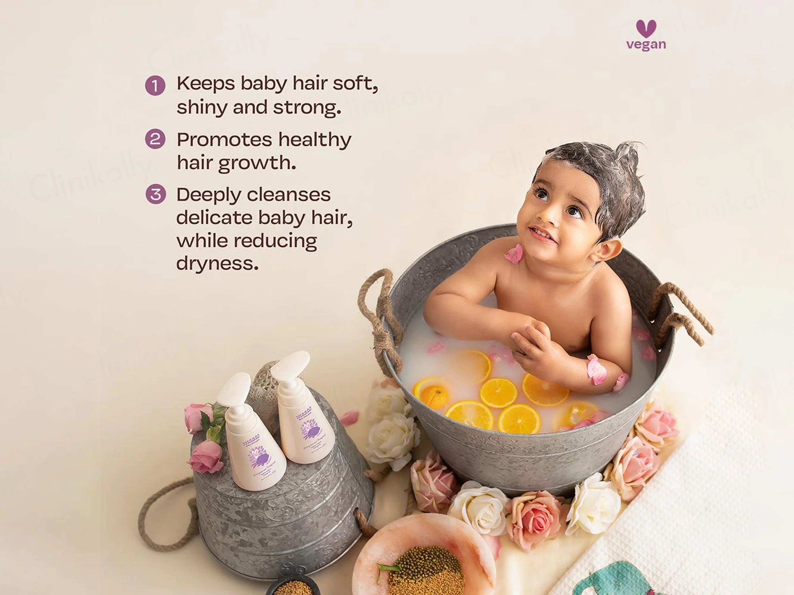 Maate Baby Shampoo For Healthy Scalp and Strong hair - Image 3