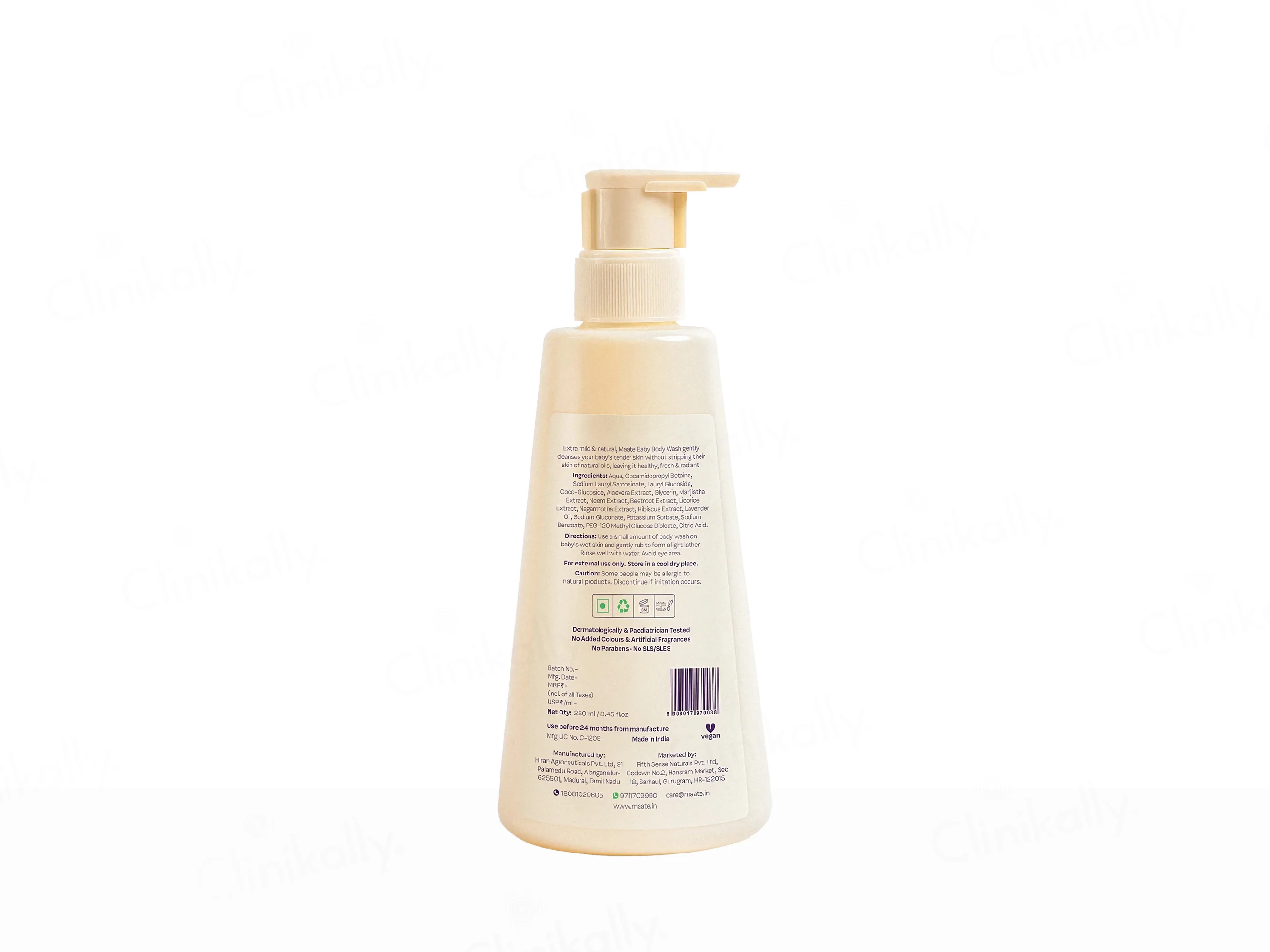Maate Beetroot and Manjistha Baby Body Wash For Radiant & Healthy Skin - Image 7