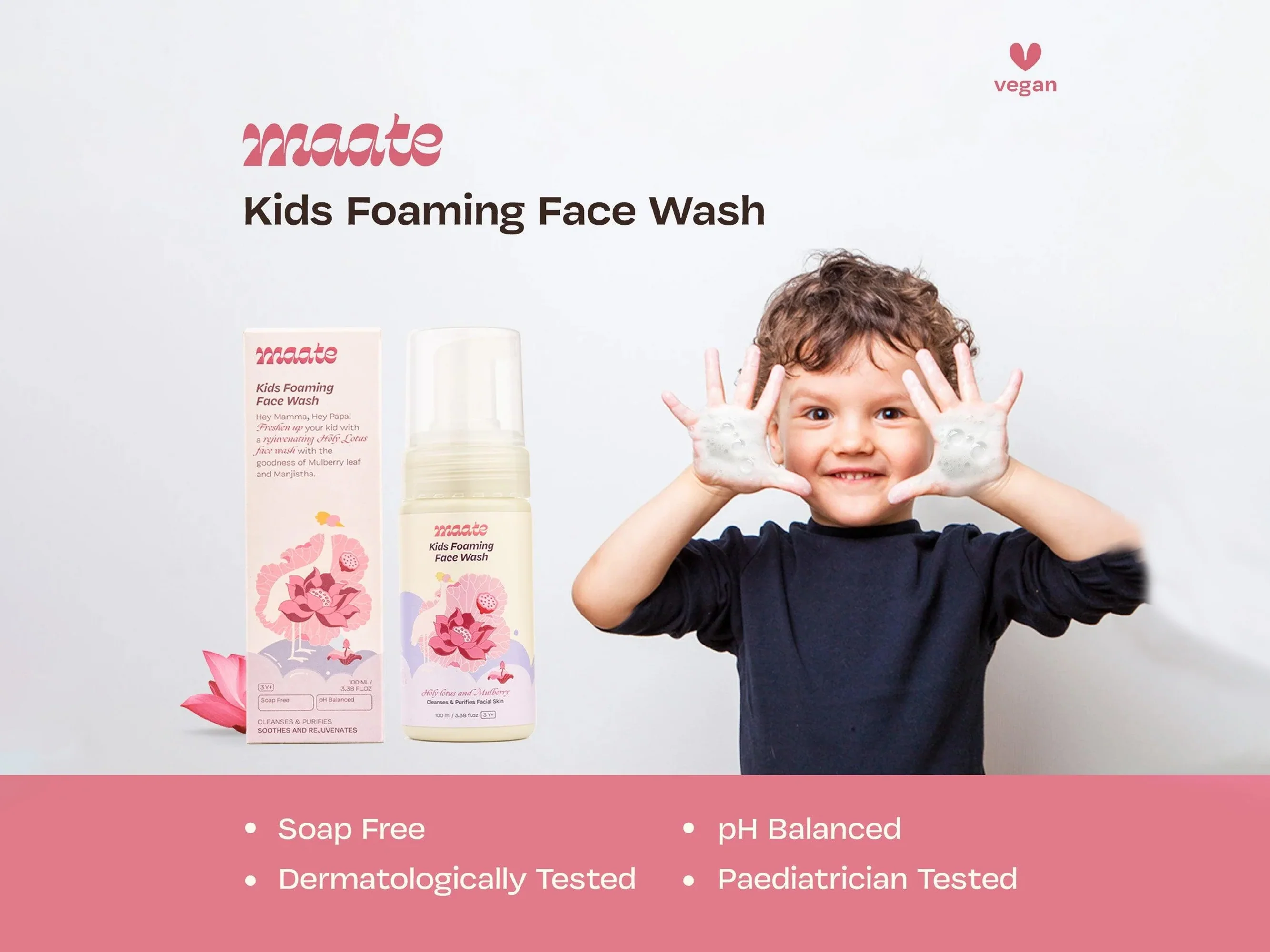 Maate Kids Foaming Face Wash - Image 4