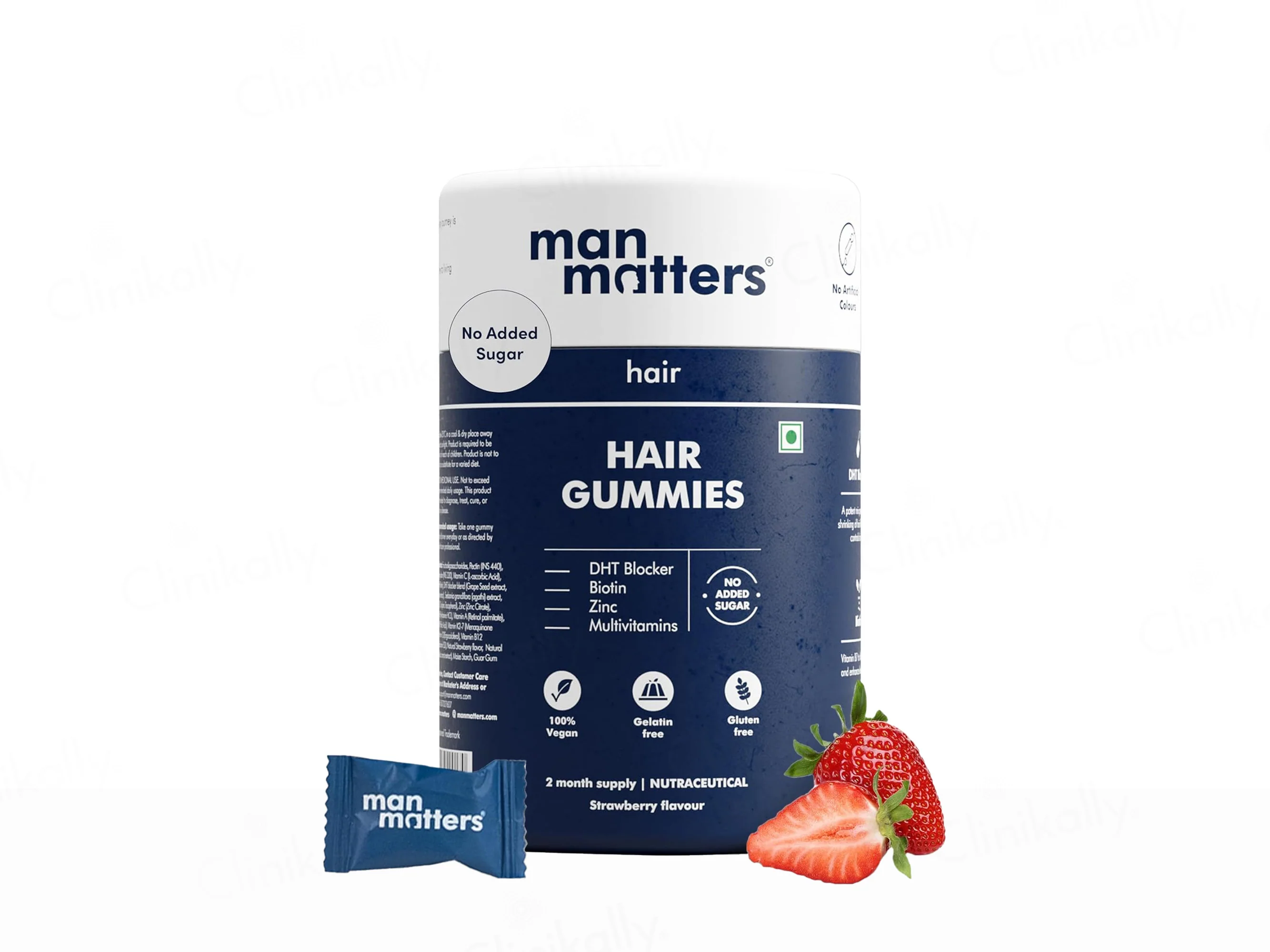 Man Matters Hair Gummies - Strawberry Flavour - Image 4
