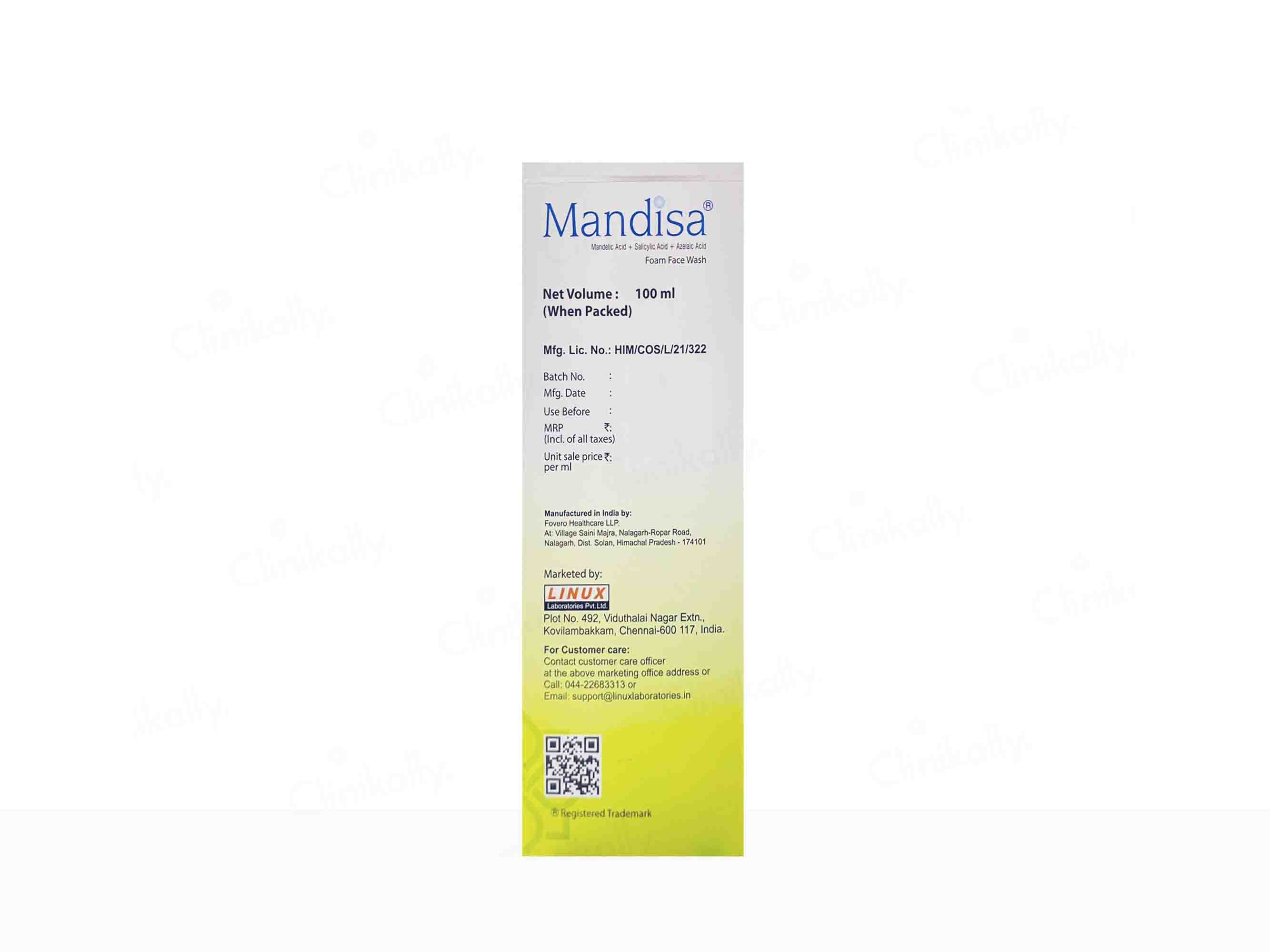 Mandisa Foam Face Wash - Image 3
