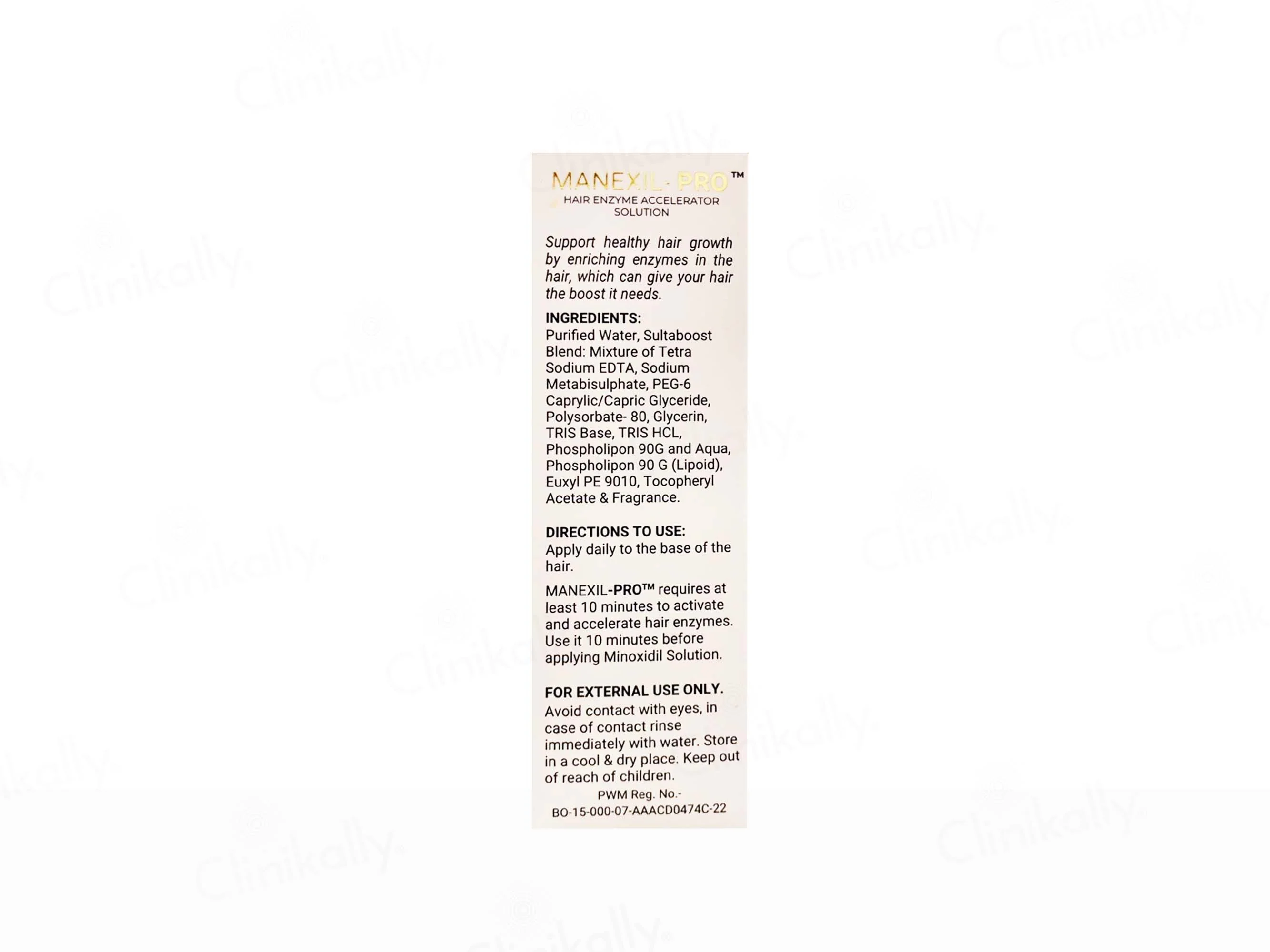 Manexil Pro Hair Enzyme Accelerator Solution - Image 2
