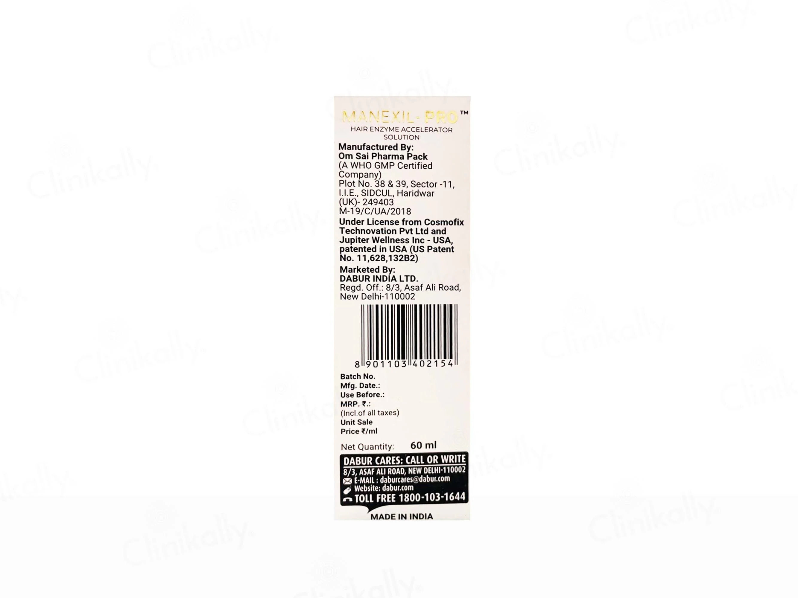 Manexil Pro Hair Enzyme Accelerator Solution - Image 3