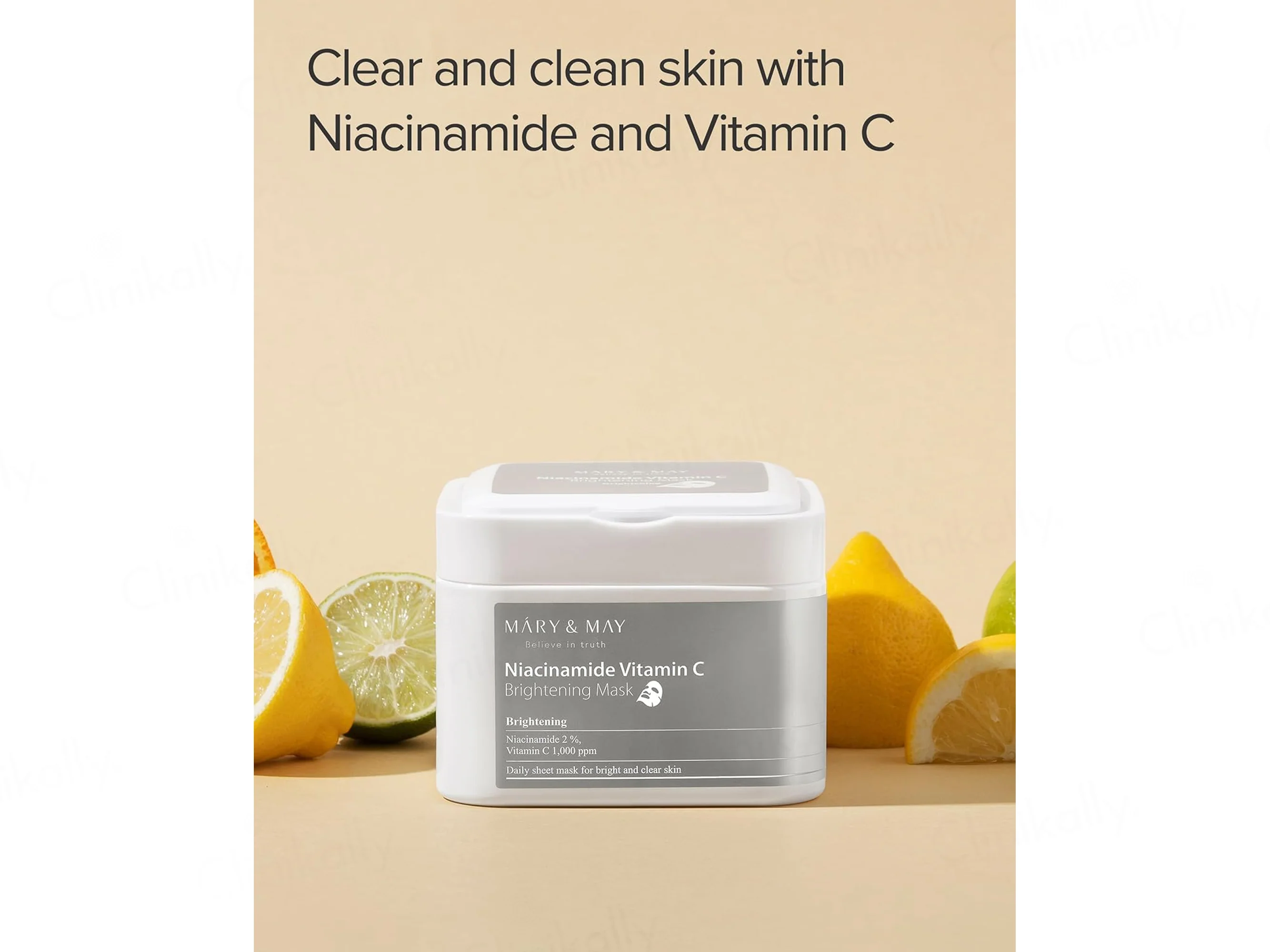 Mary&May Niacinamide Vitamin C Brightening Daily Sheet Mask - Image 4