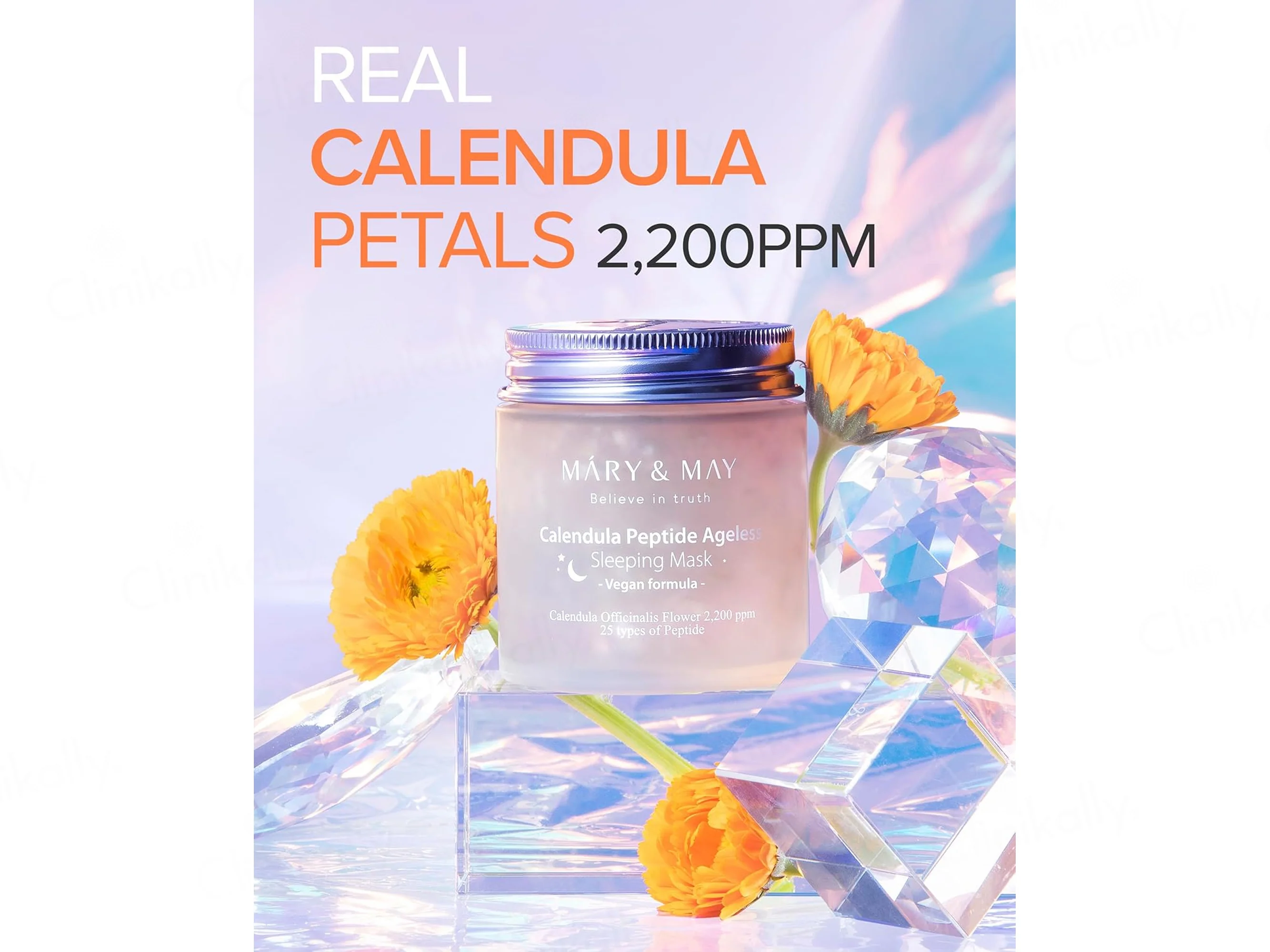 Mary&May Vegan Calendula Peptide Ageless Overnight Gel Sleeping Mask - Image 3