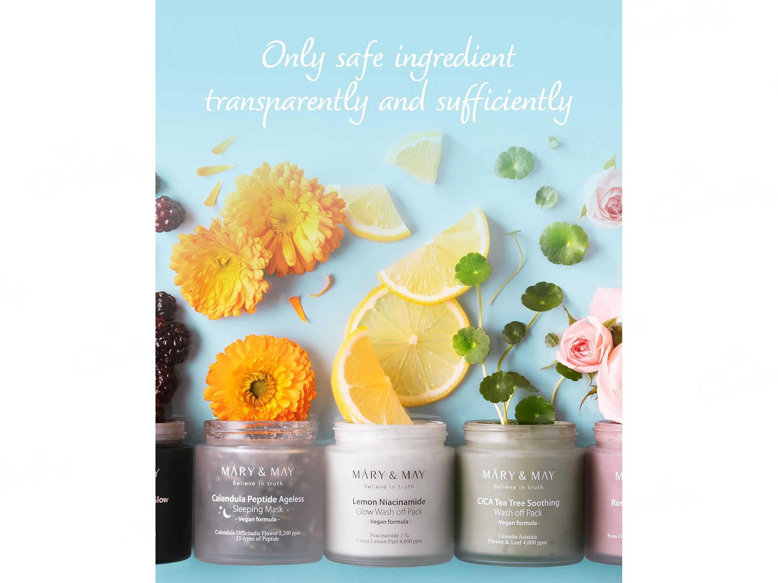 Mary&May Vegan Calendula Peptide Ageless Overnight Gel Sleeping Mask - Image 7