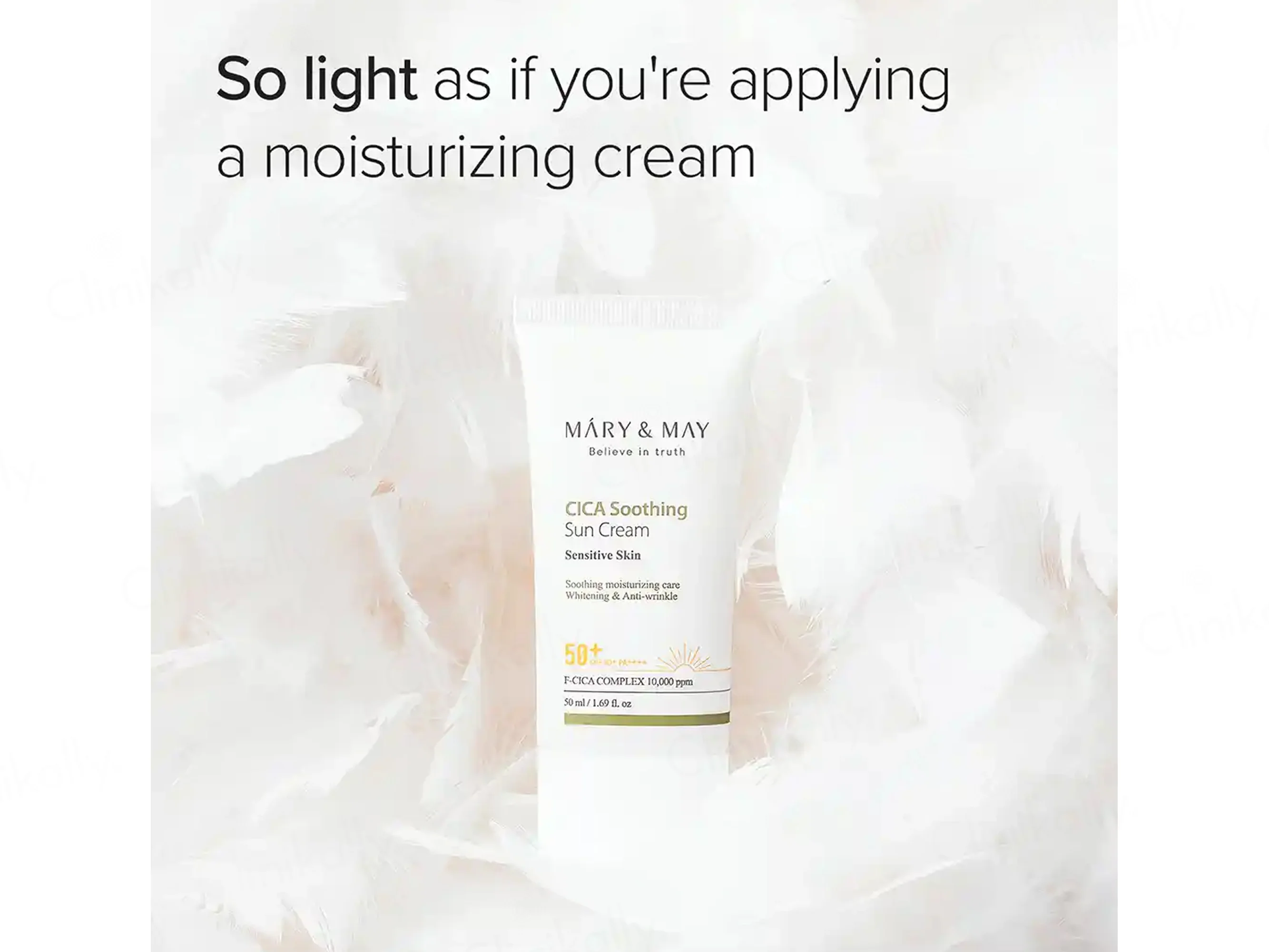 Mary&May Vegan Cica Soothing Sun Cream SPF 50+ PA++++ - Image 5