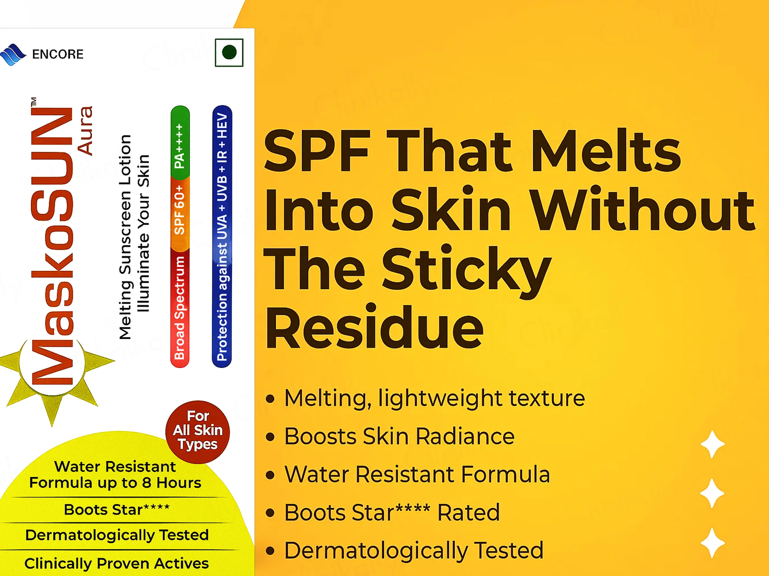 Maskosun Aura Melting Sunscreen Lotion SPF 60+ PA++++ - Image 3