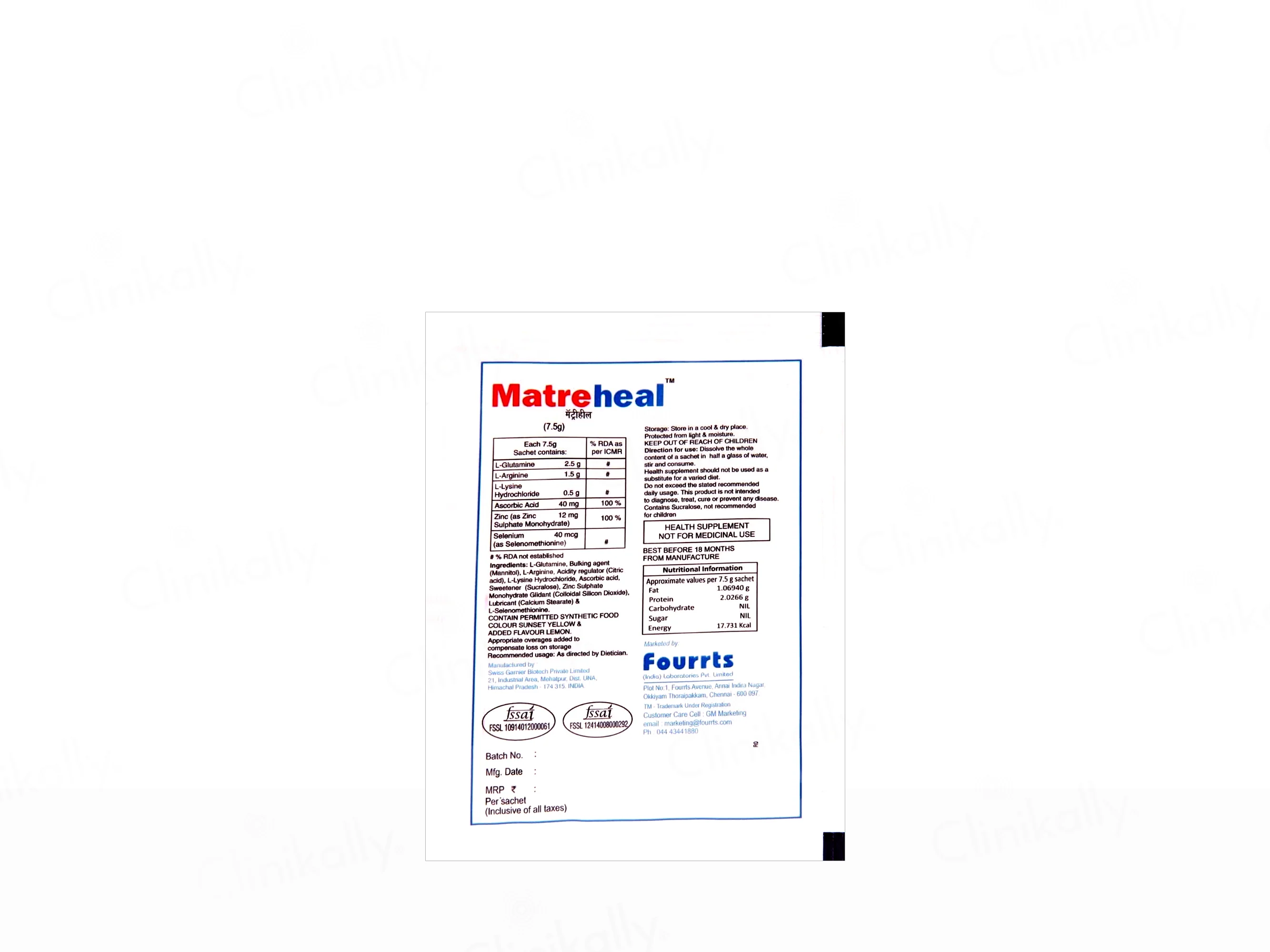 Matreheal Health Supplement Powder - Image 5