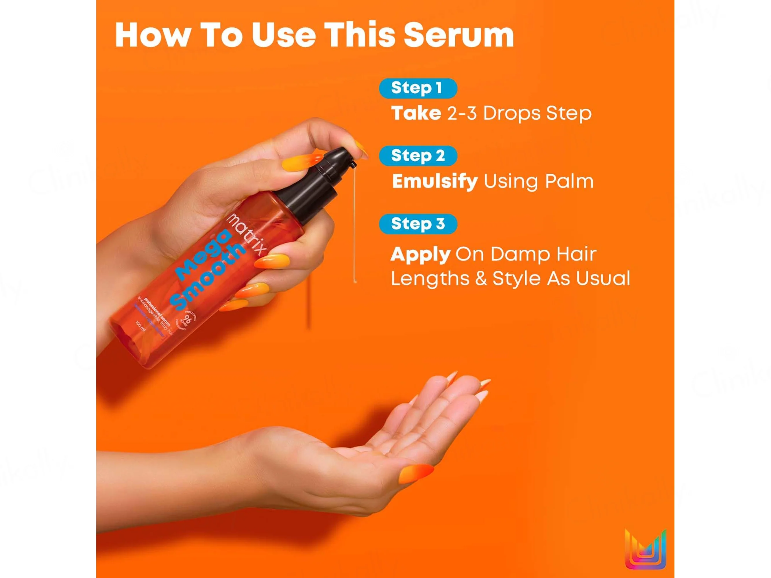 Matrix Mega Smooth Professional Hair Serum - Image 6