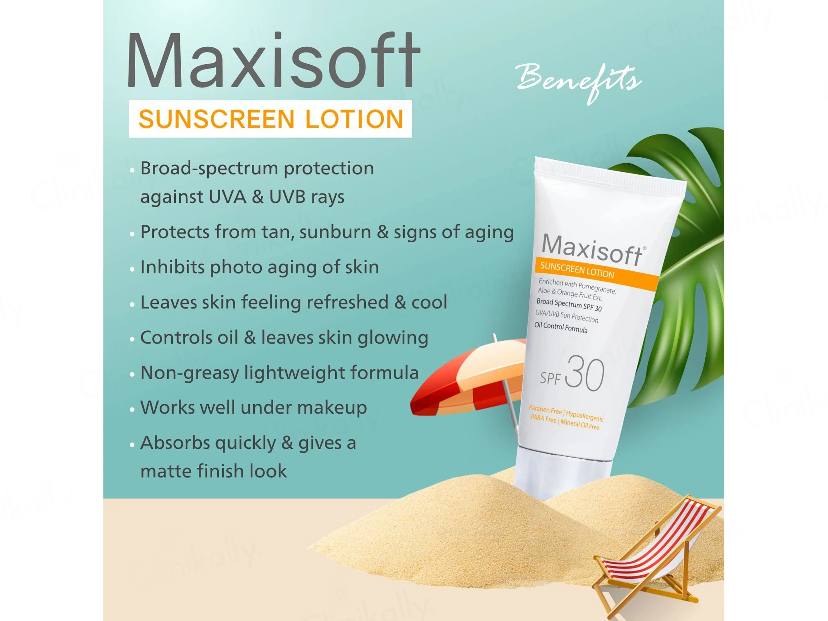 Maxisoft Oil-Control Sunscreen Lotion SPF 30 - Image 4