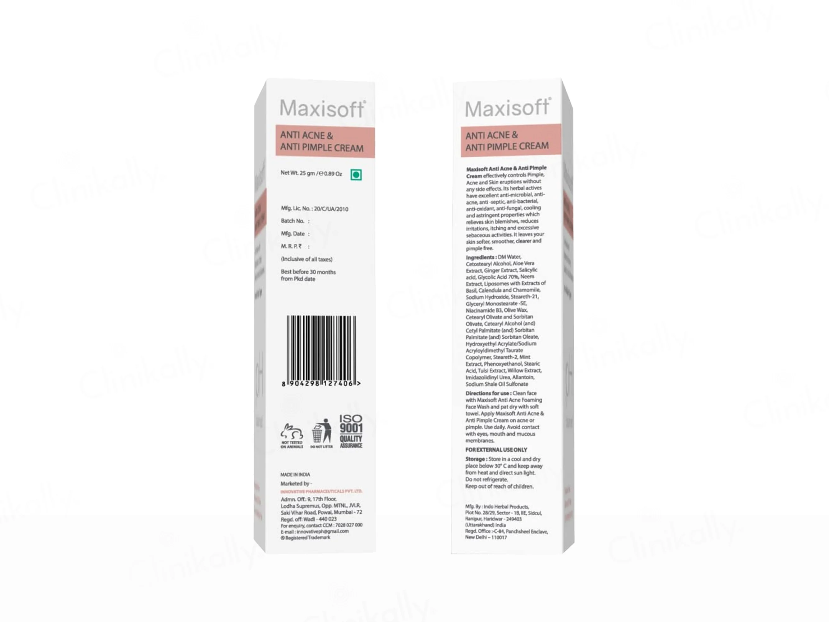 Maxisoft pH Balanced Anti Acne & Anti Pimple Cream - Image 3