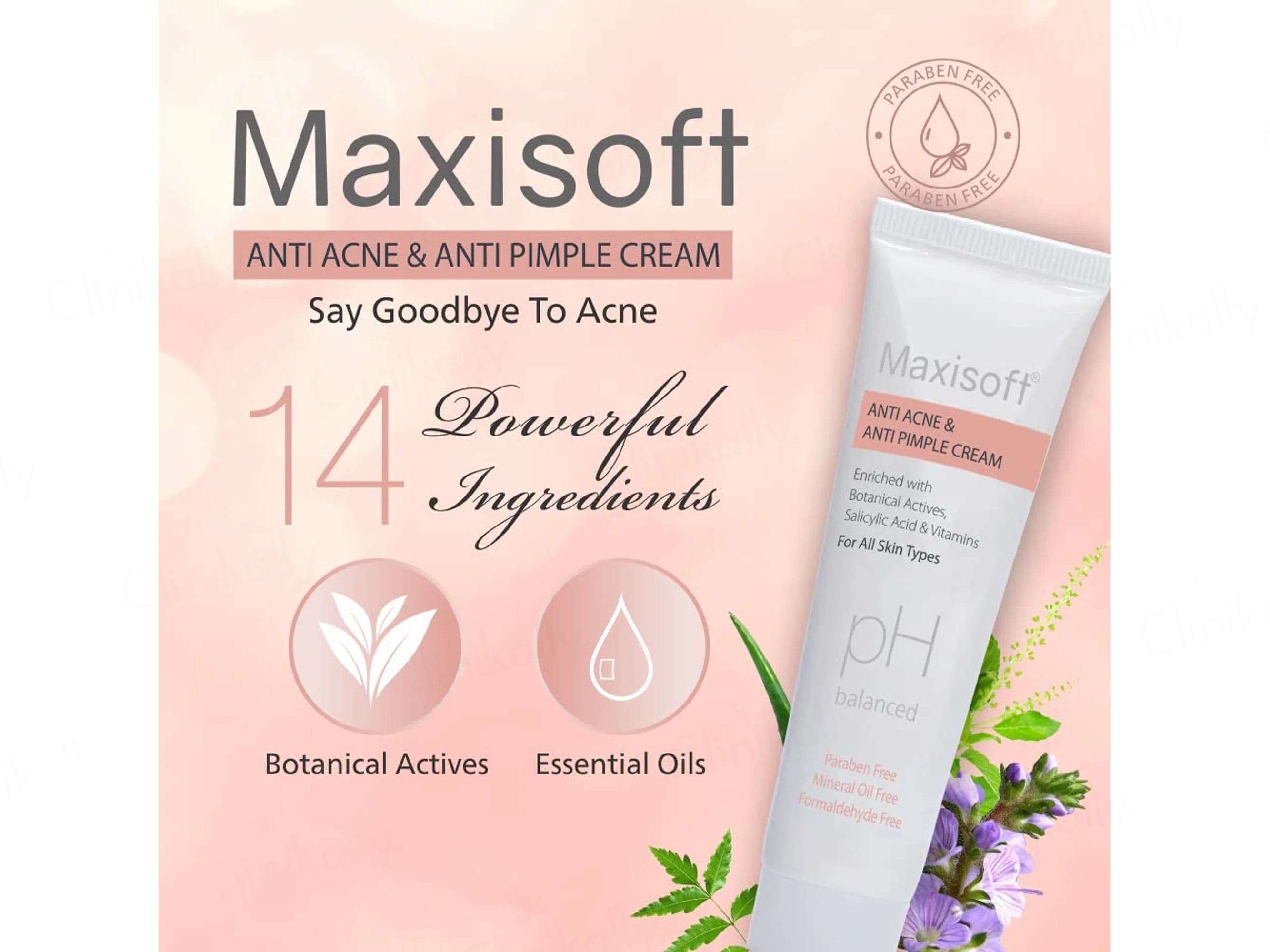 Maxisoft pH Balanced Anti Acne & Anti Pimple Cream - Image 4