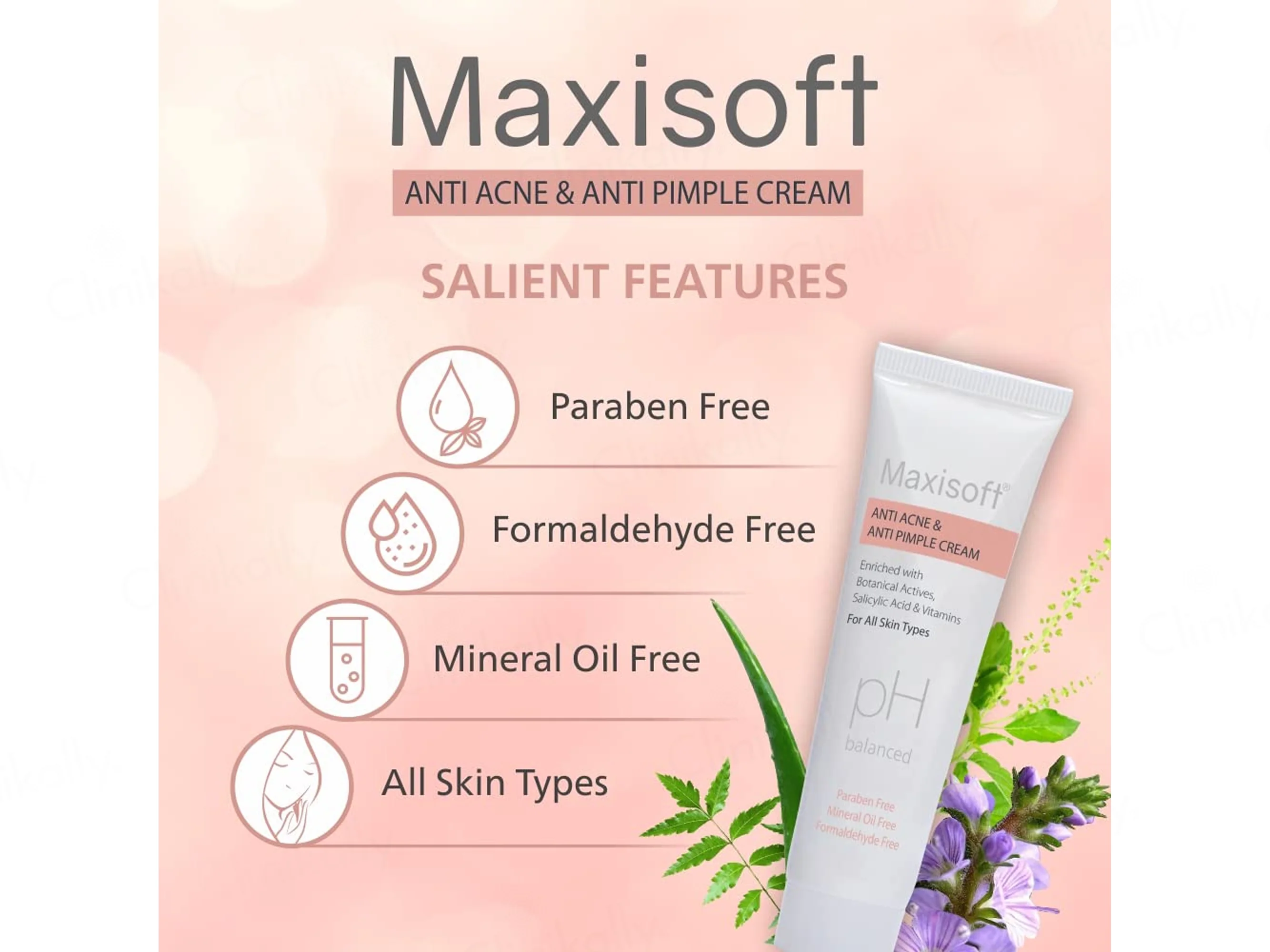 Maxisoft pH Balanced Anti Acne & Anti Pimple Cream - Image 8