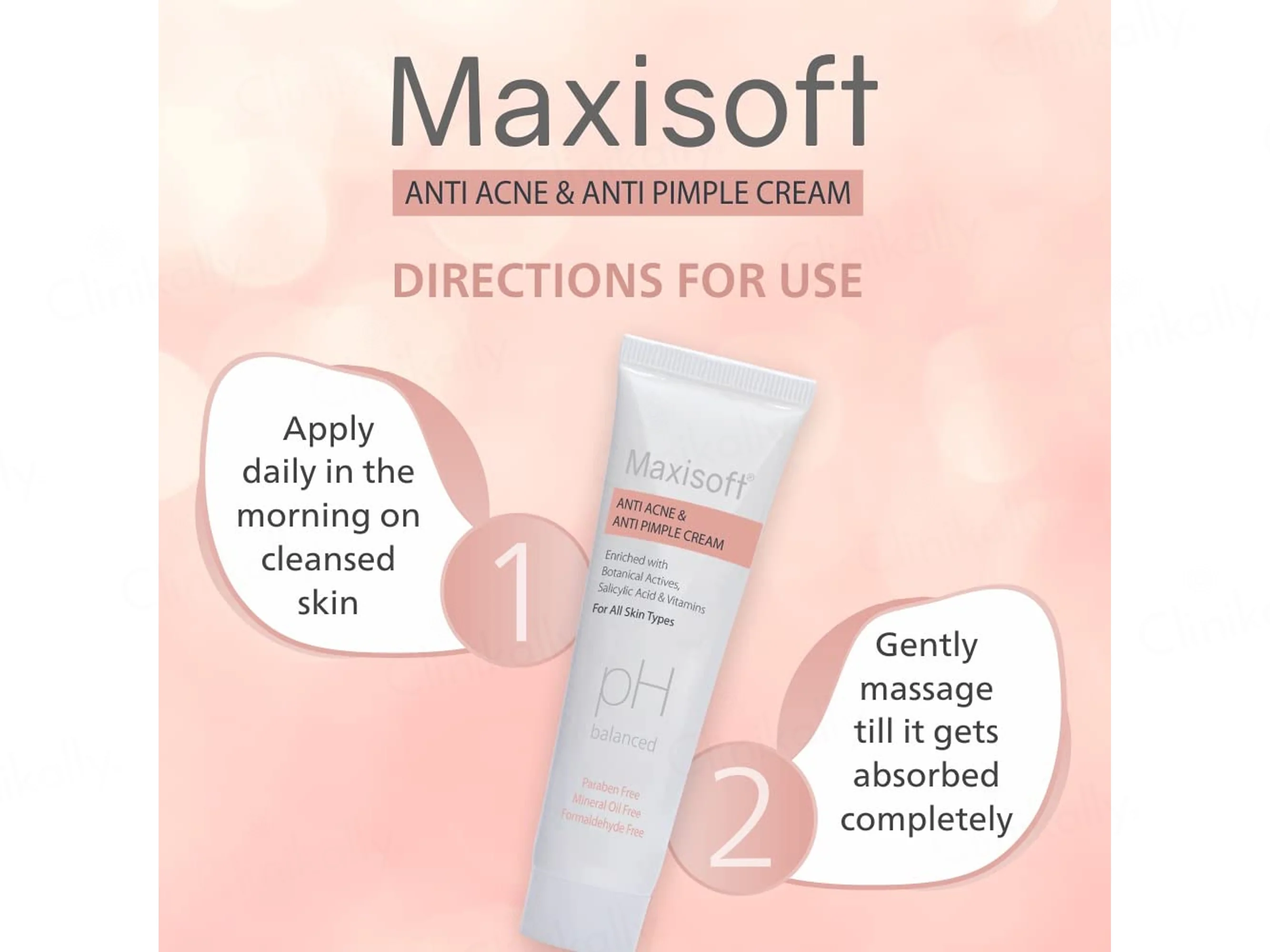 Maxisoft pH Balanced Anti Acne & Anti Pimple Cream - Image 9
