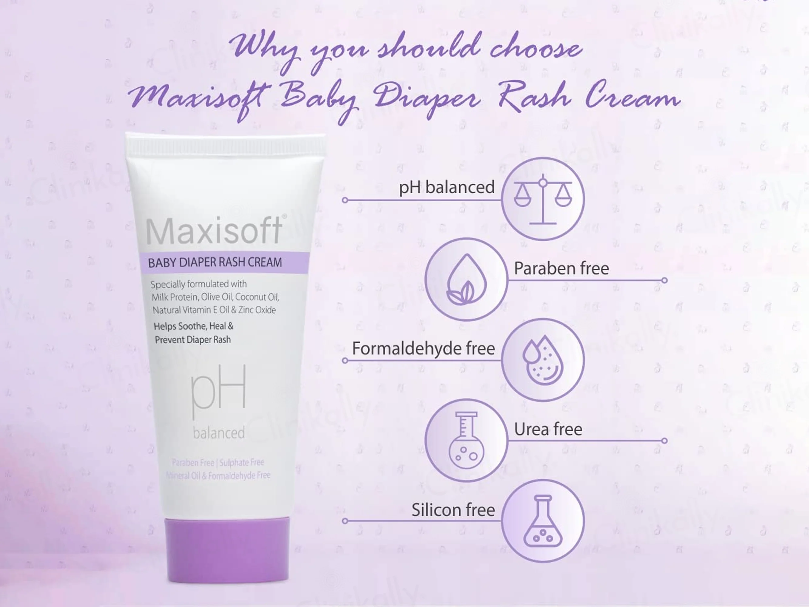 Maxisoft pH Balanced Baby Diaper Rash Cream - Image 6