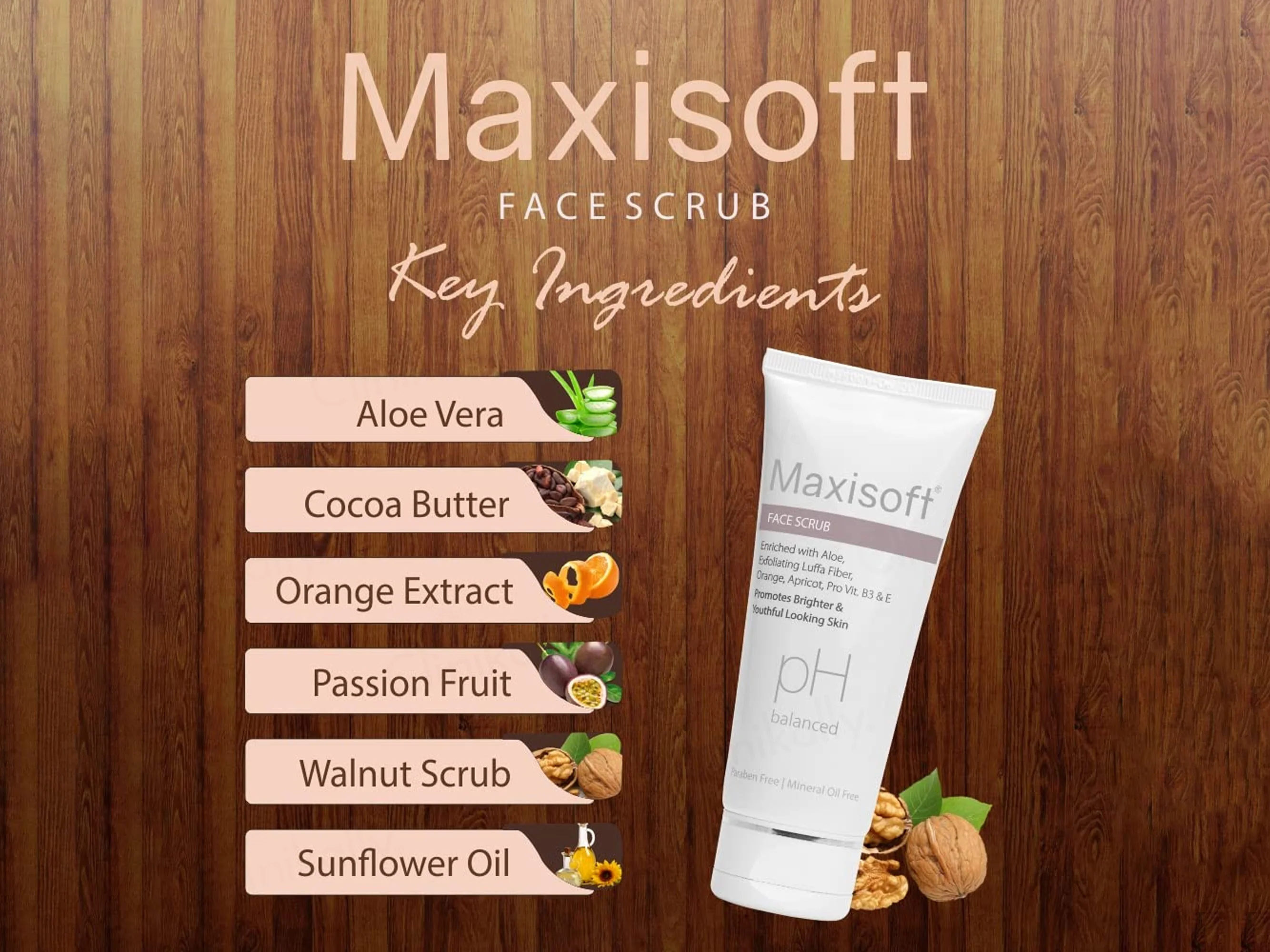 Maxisoft pH Balanced Face Scrub - Image 5