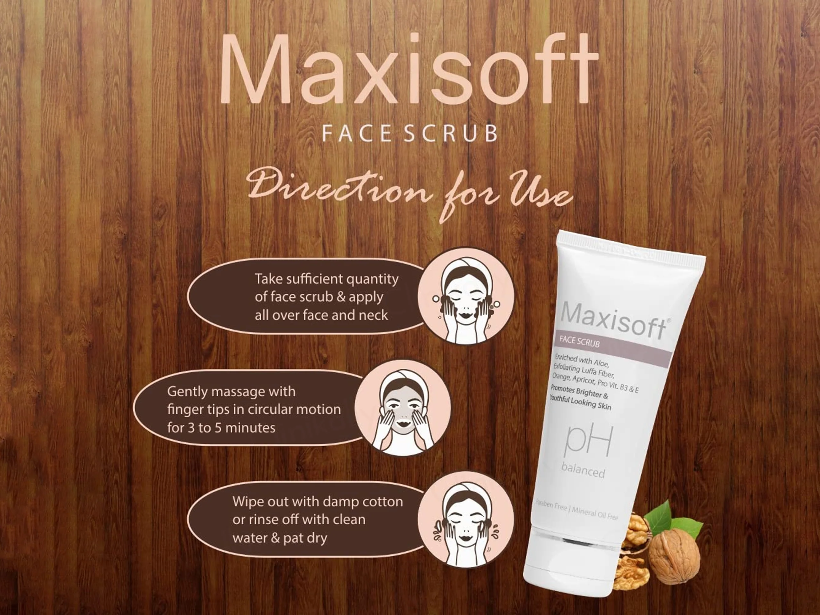 Maxisoft pH Balanced Face Scrub - Image 6