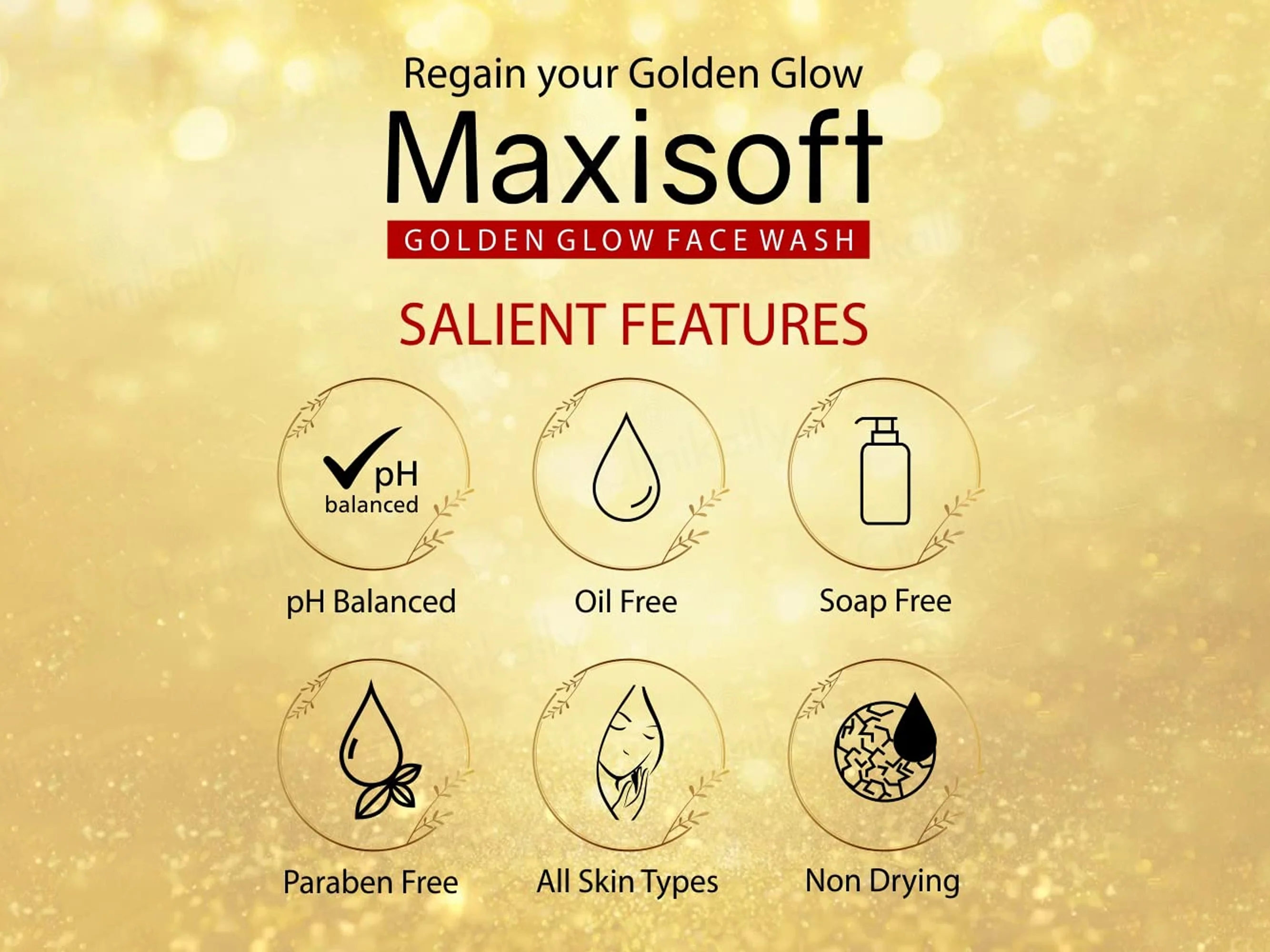 Maxisoft pH Balanced Golden Glow Face Wash - Image 6