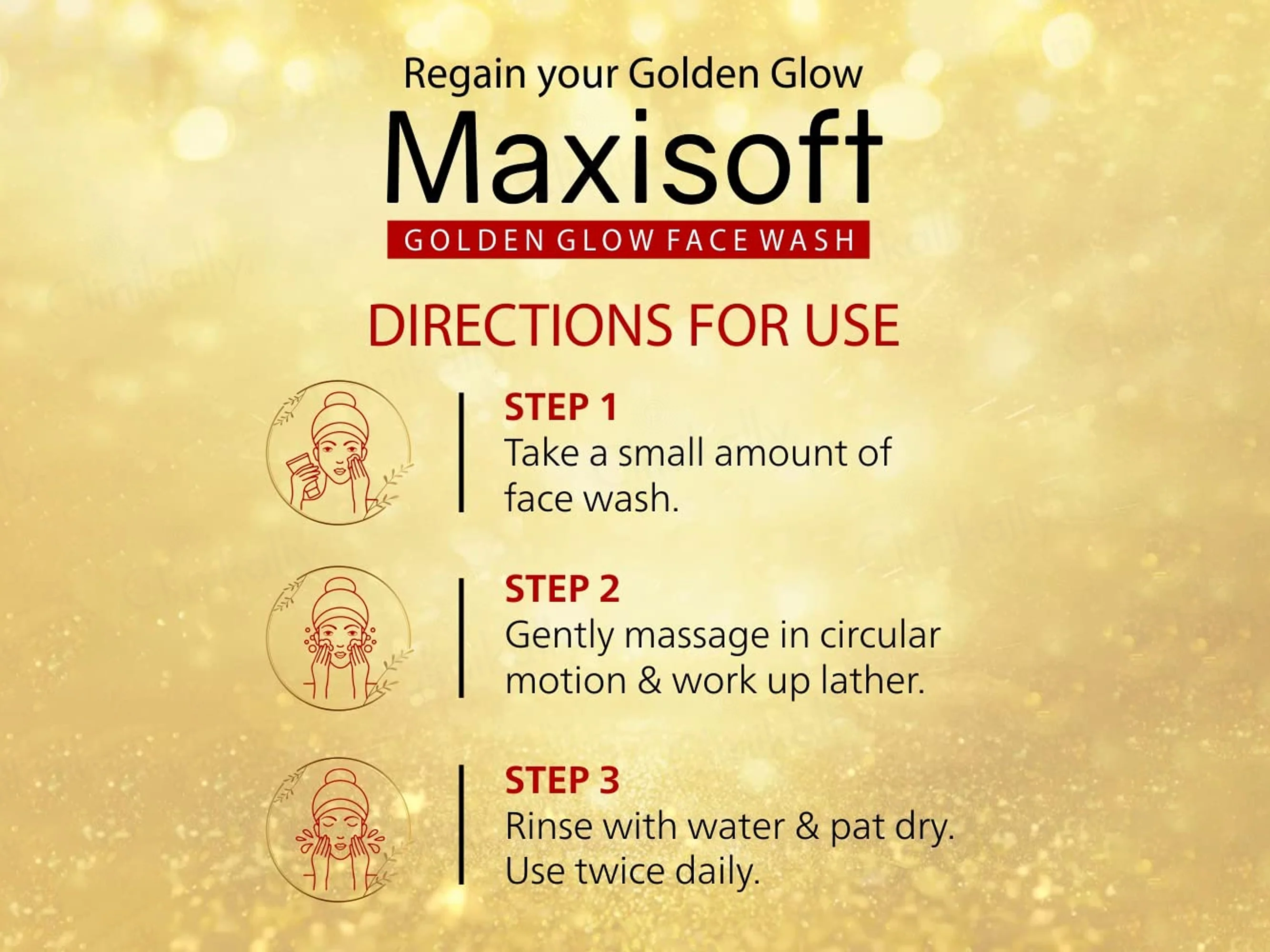 Maxisoft pH Balanced Golden Glow Face Wash - Image 7