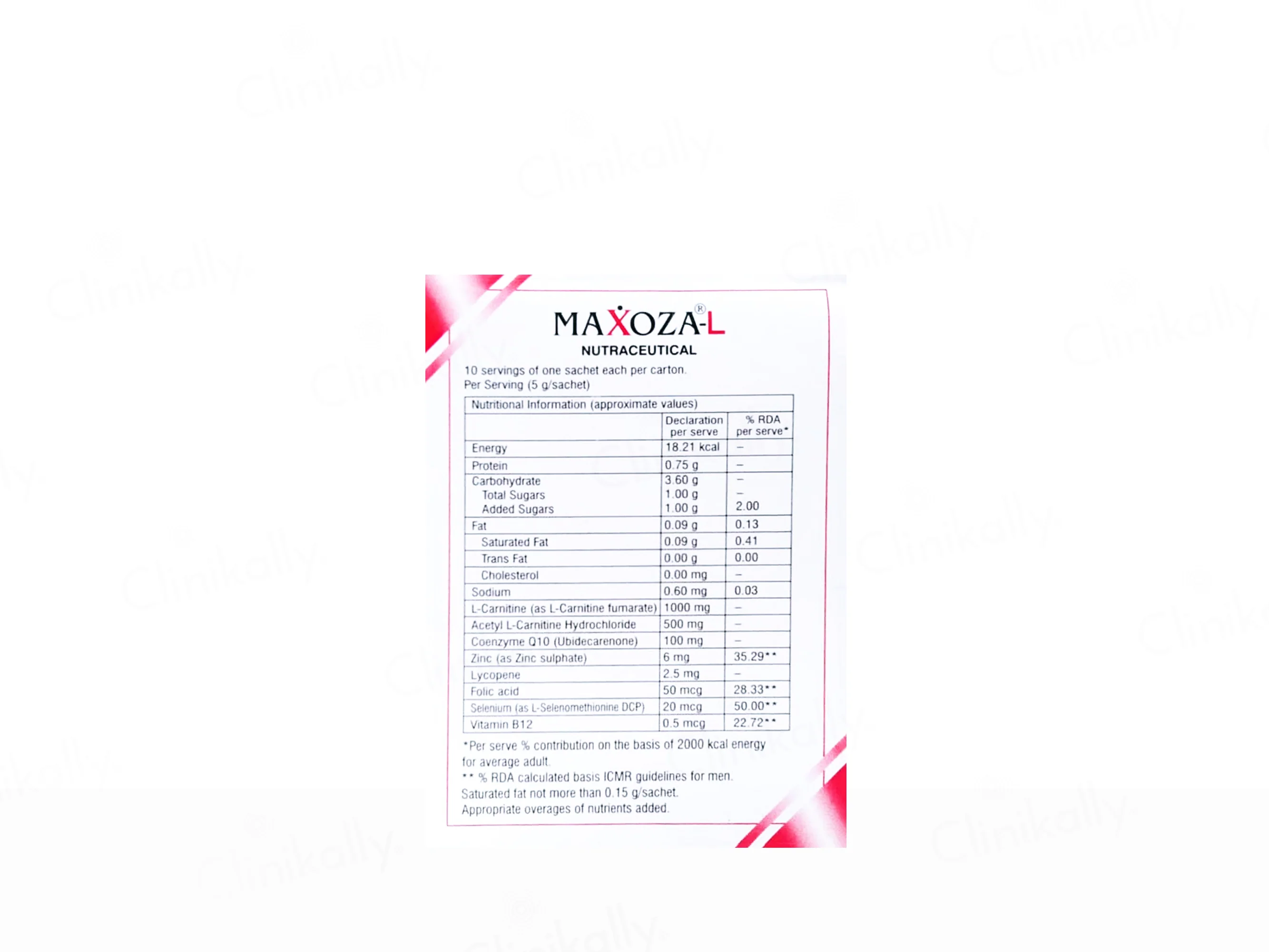 Maxoza-L Nutraceutical Powder For Men - Image 2