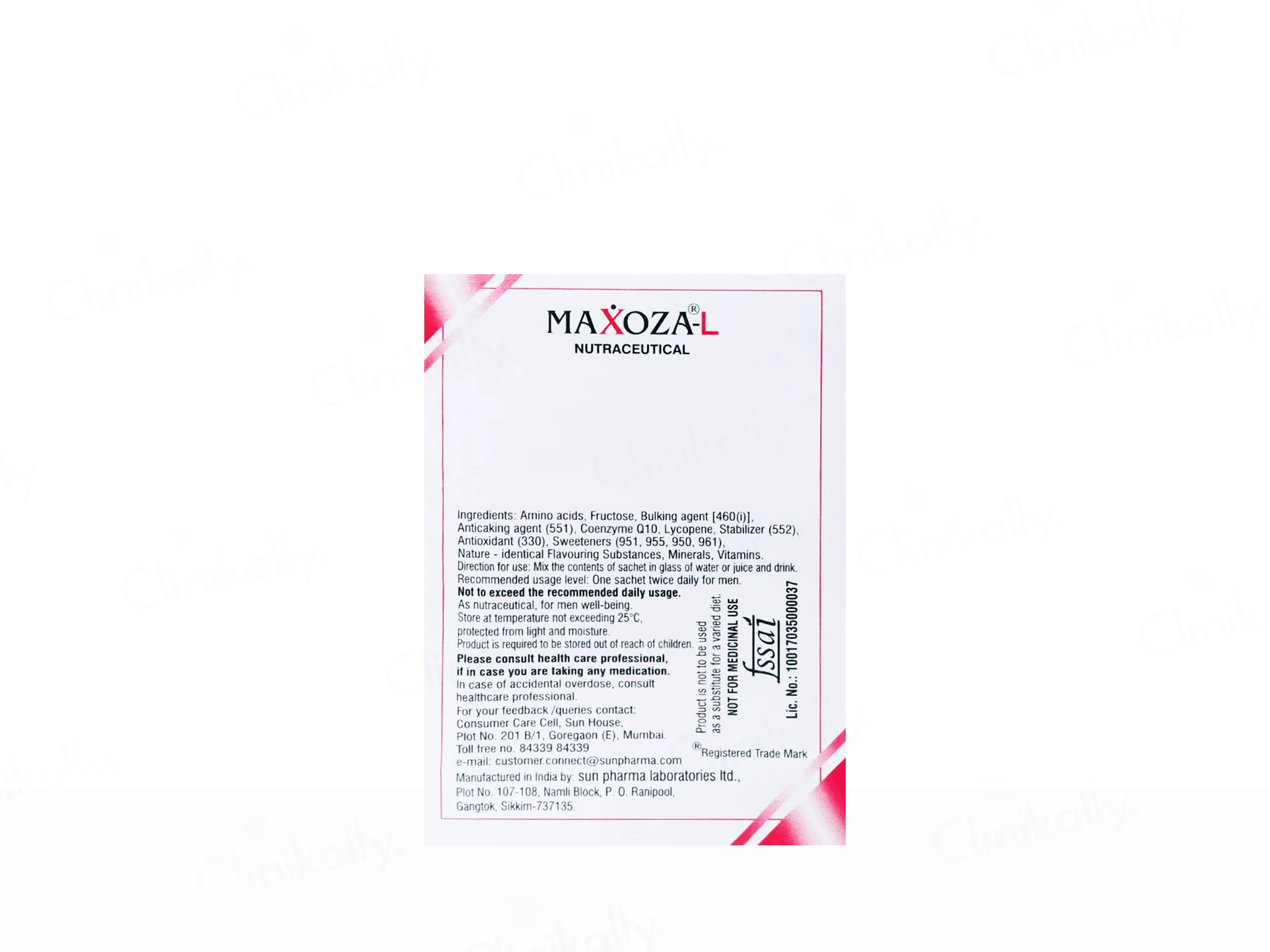 Maxoza-L Nutraceutical Powder For Men - Image 3