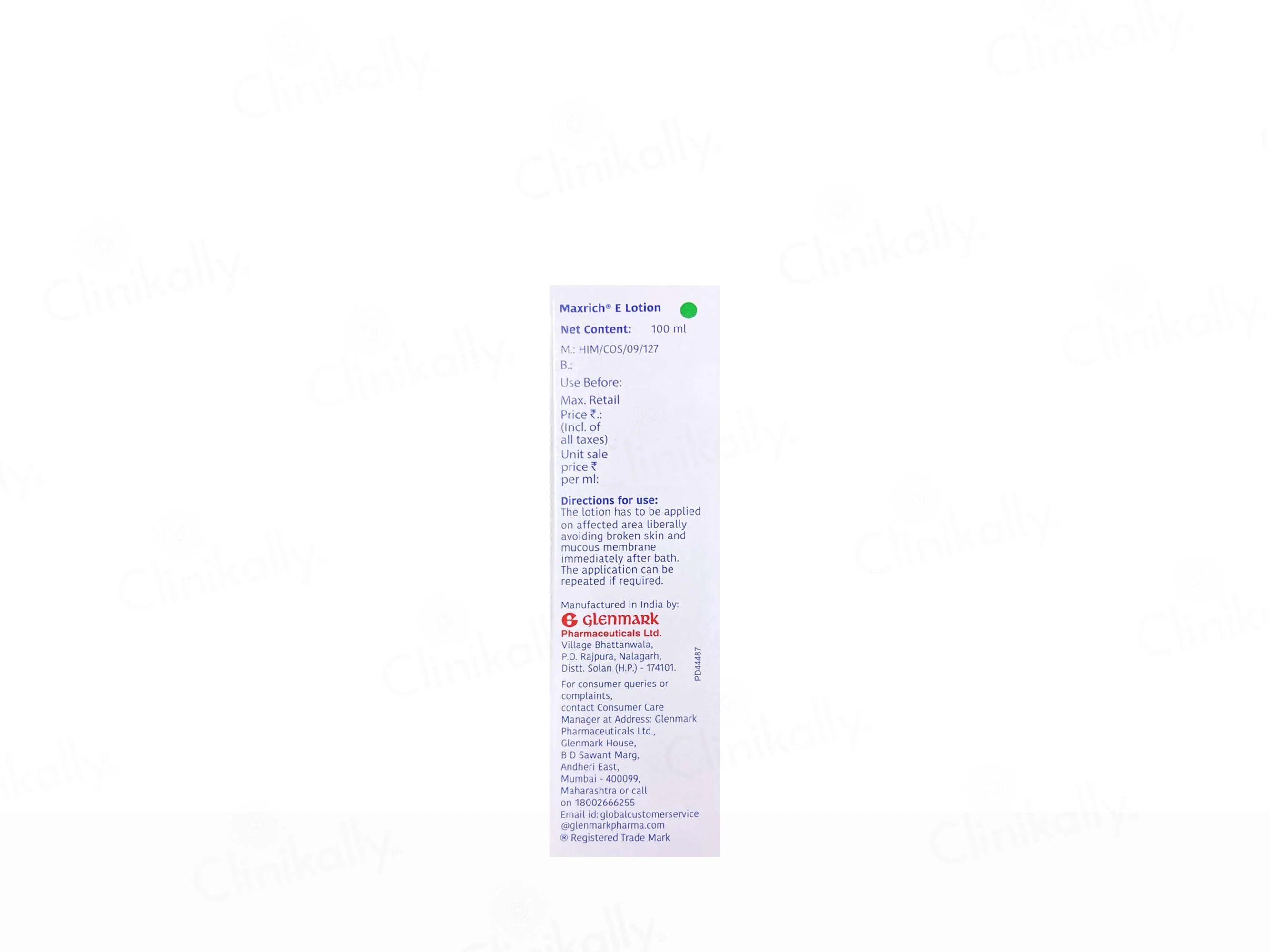 Maxrich E Paraffin Blend Emollient Lotion - Image 3