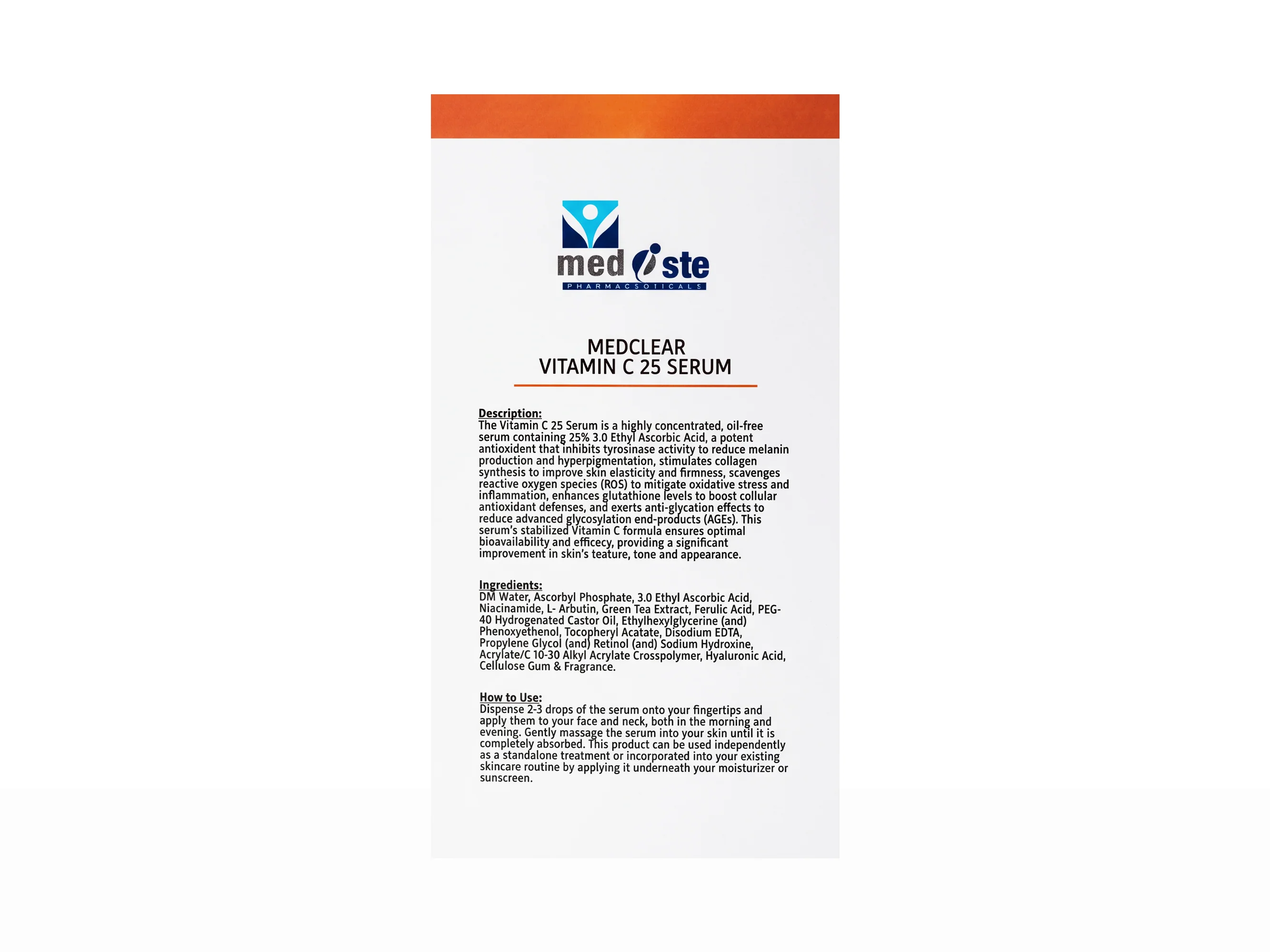 Medclear Vitamin C 25 Serum - Image 5