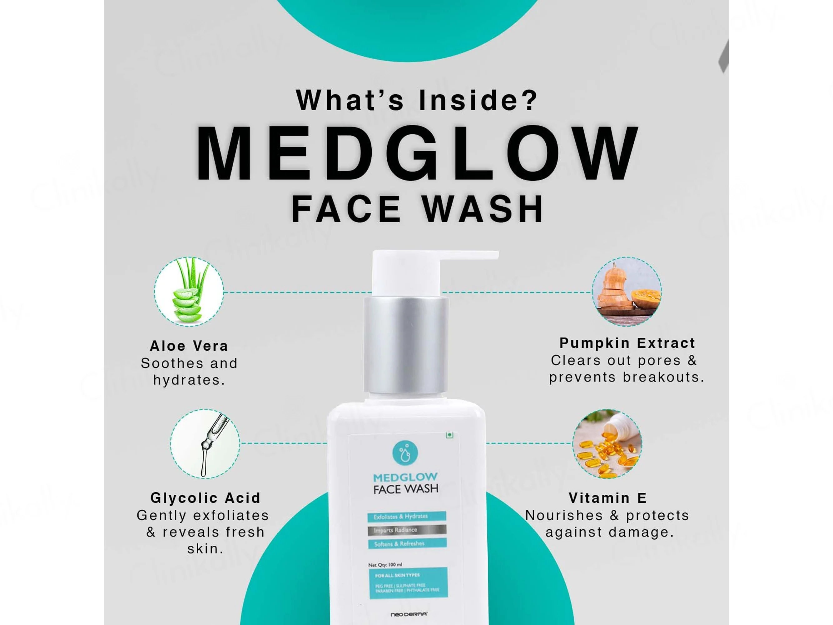 Medglow Exfoliating & Hydrating Face Wash - Image 4