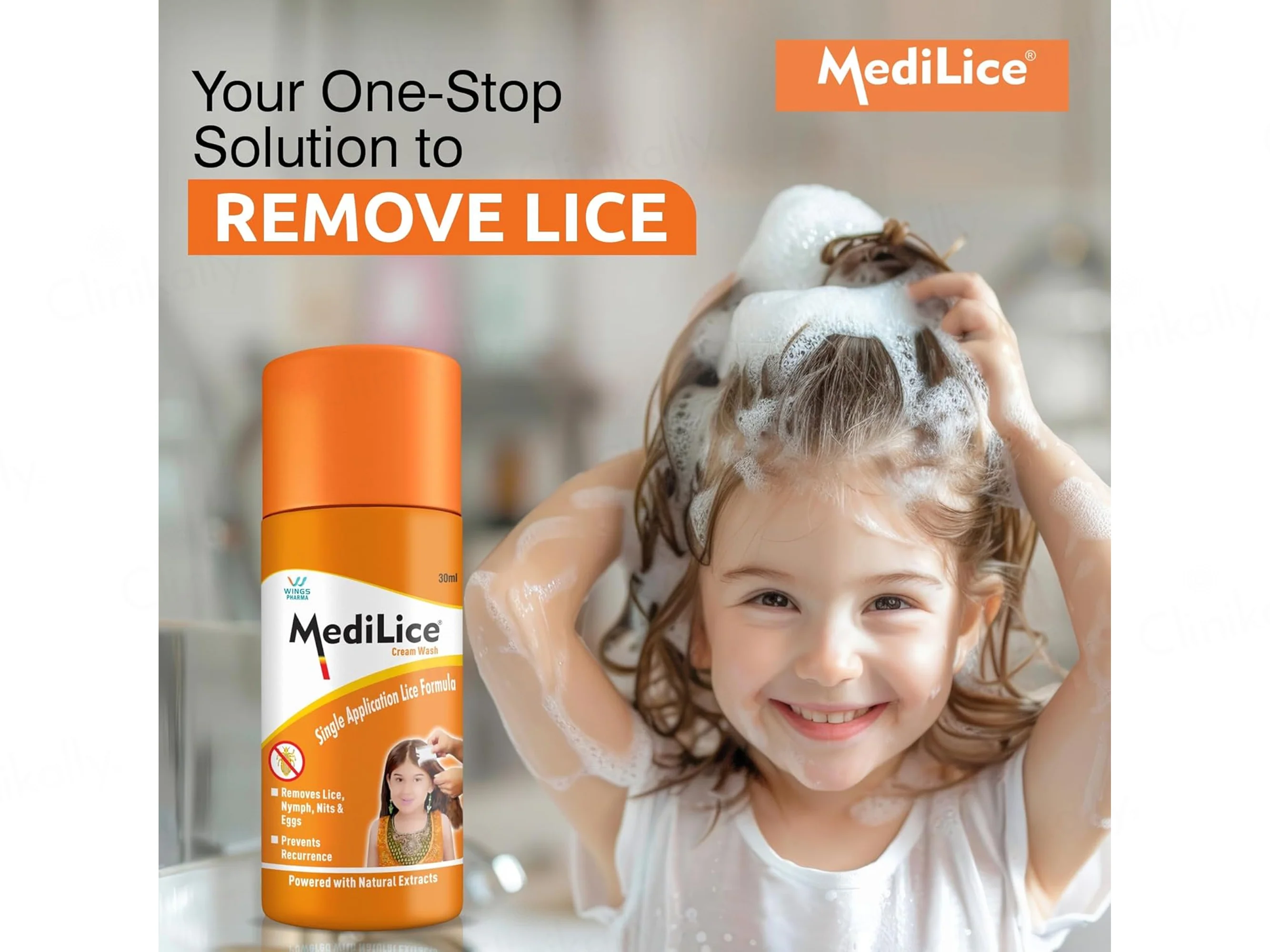 Medilice Hair & Scalp Cream Wash For Head Lice - Image 5