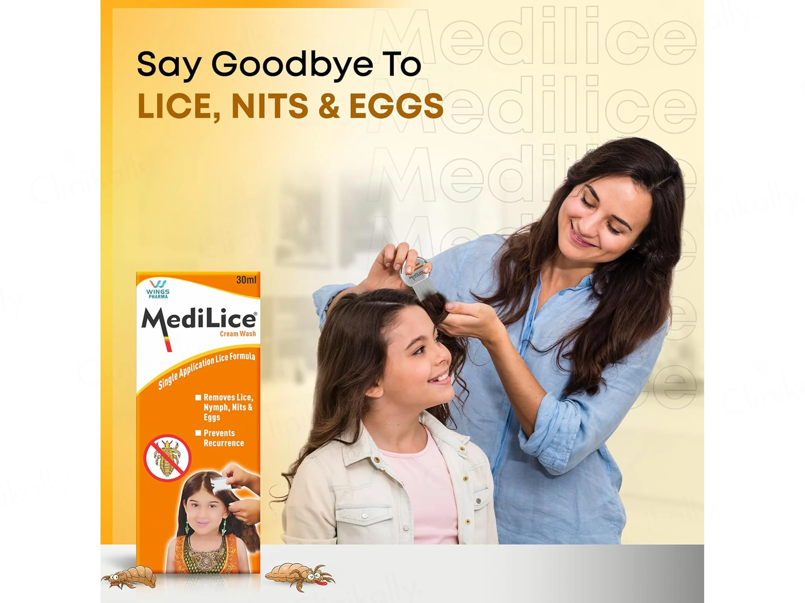Medilice Hair & Scalp Cream Wash For Head Lice - Image 6