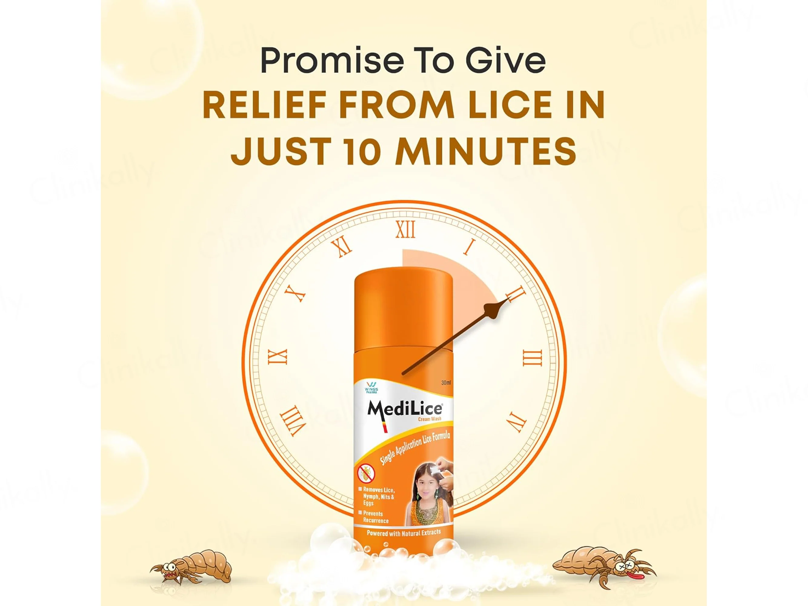 Medilice Hair & Scalp Cream Wash For Head Lice - Image 7