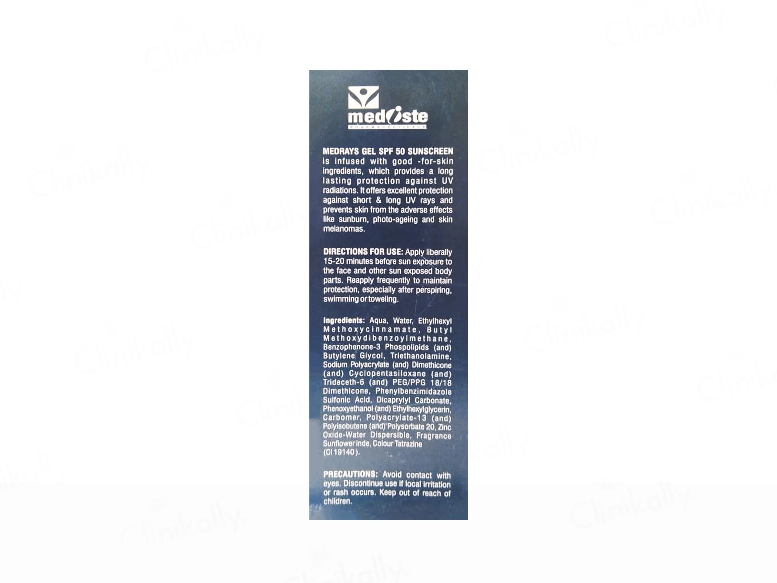 Medrays Broad Spectrum Water-Resistant Sunscreen Gel SPF 50 - Image 2