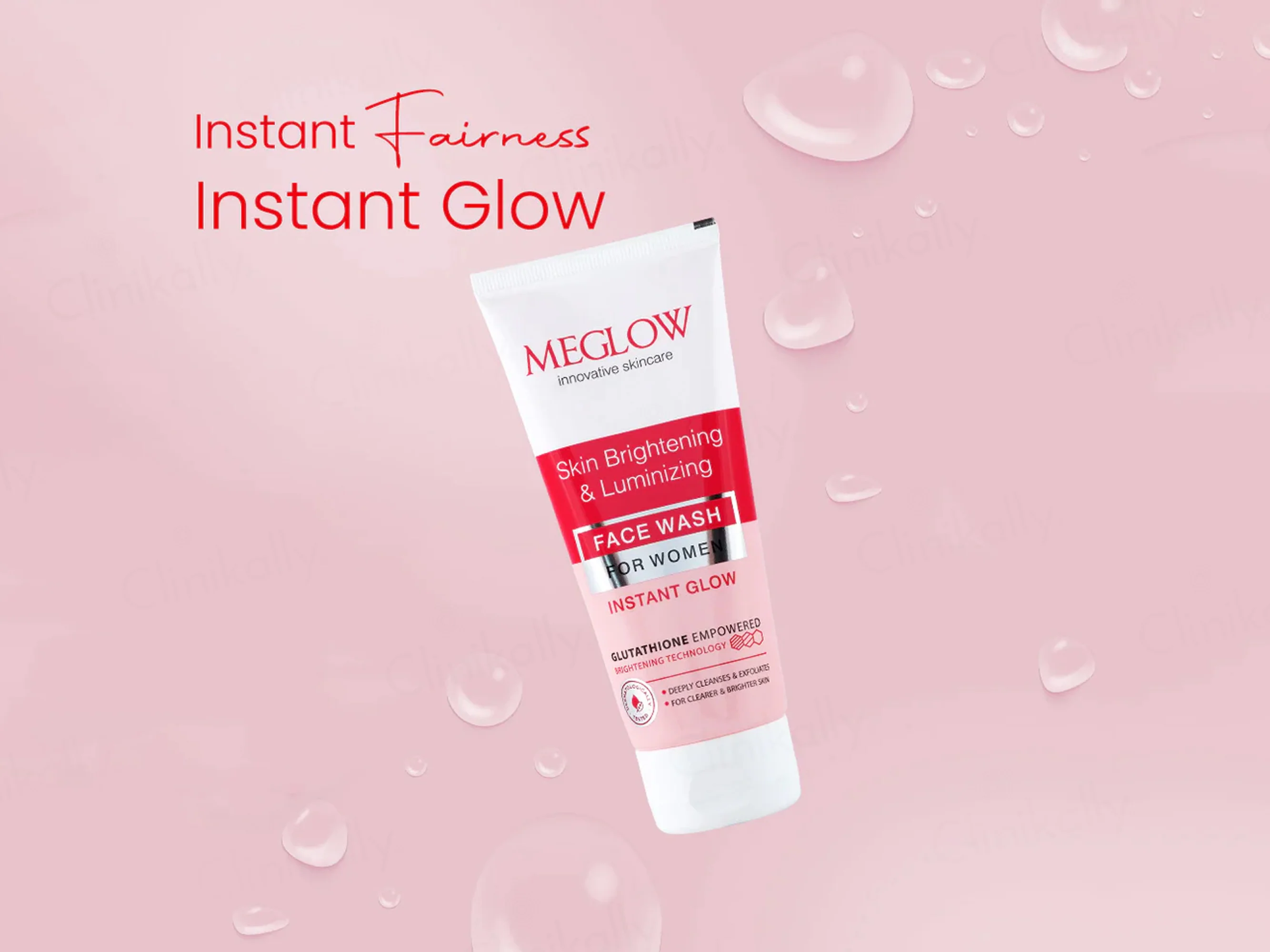 Meglow Instant Glow Skin Brightening & Luminizing Face Wash For Women - Image 7