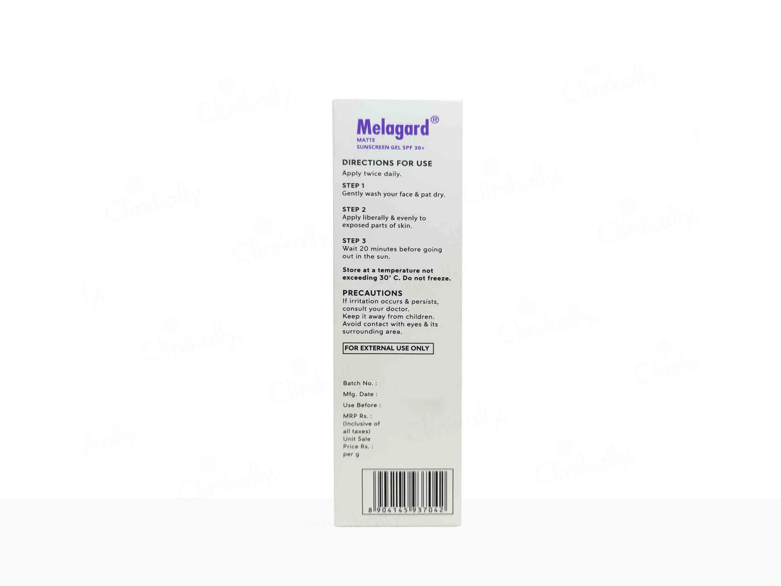 Melagard Matte Sunscreen Gel SPF 30+ PA+++ - Image 5
