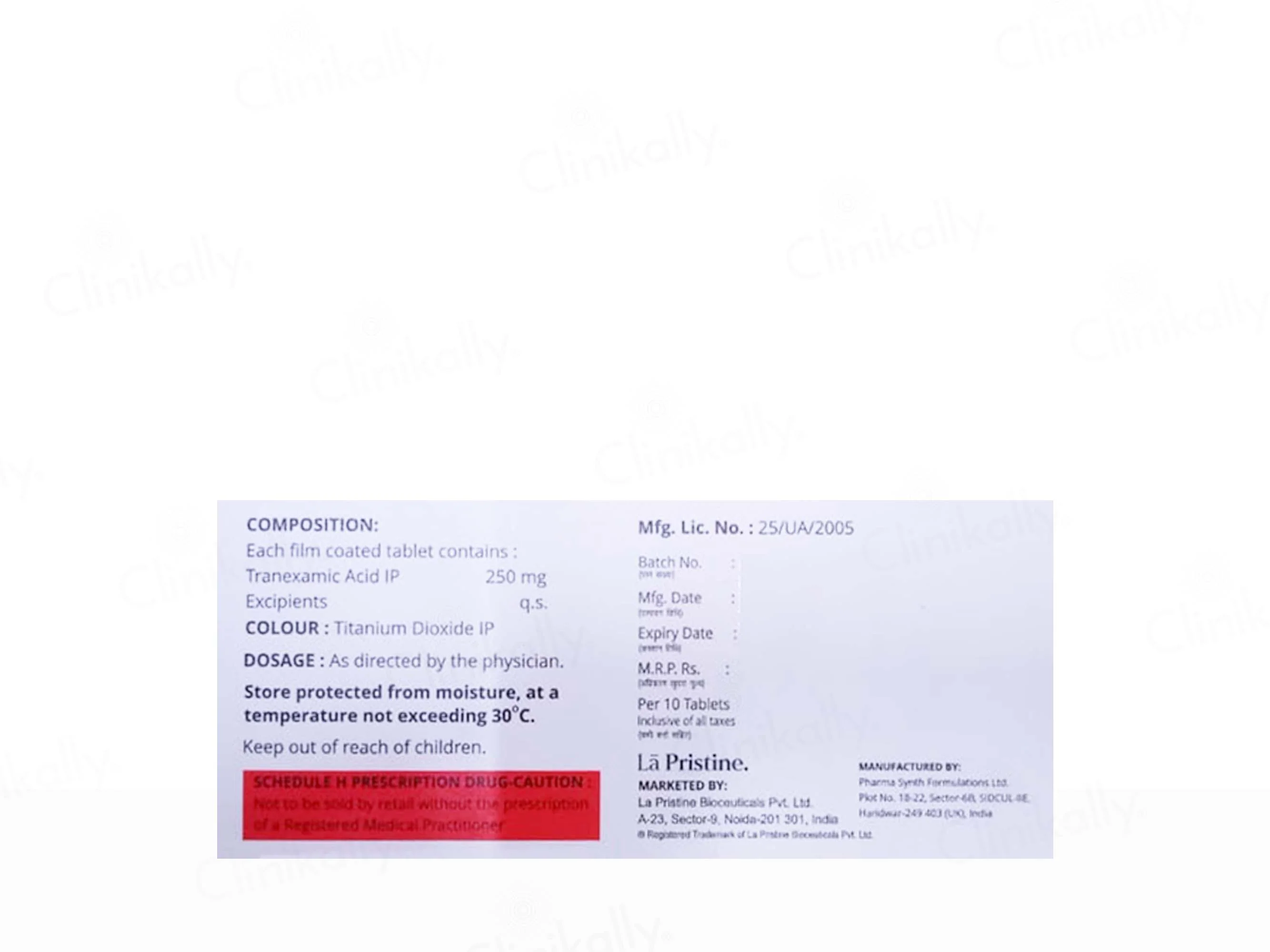 Melano-TX 250mg Tablet - Image 4