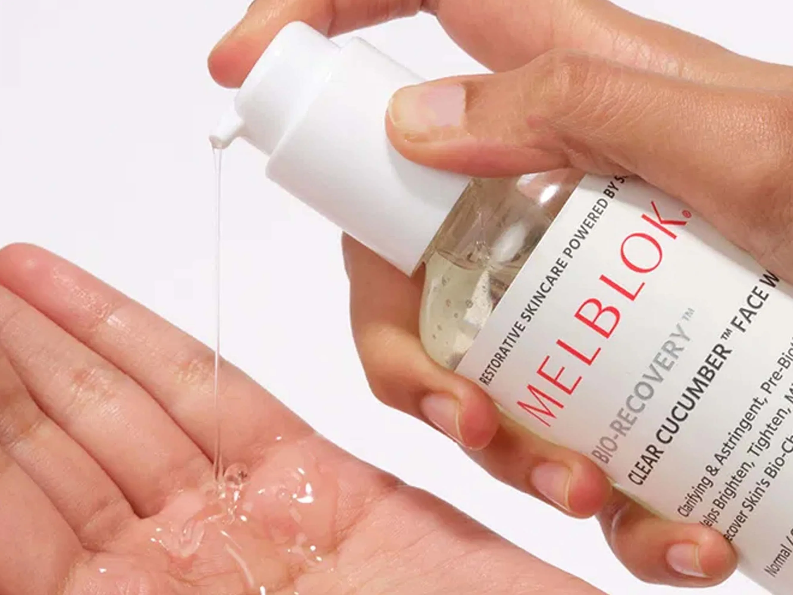 Melblok Bio-Recovery Clear Cucumber Face Wash - Image 3