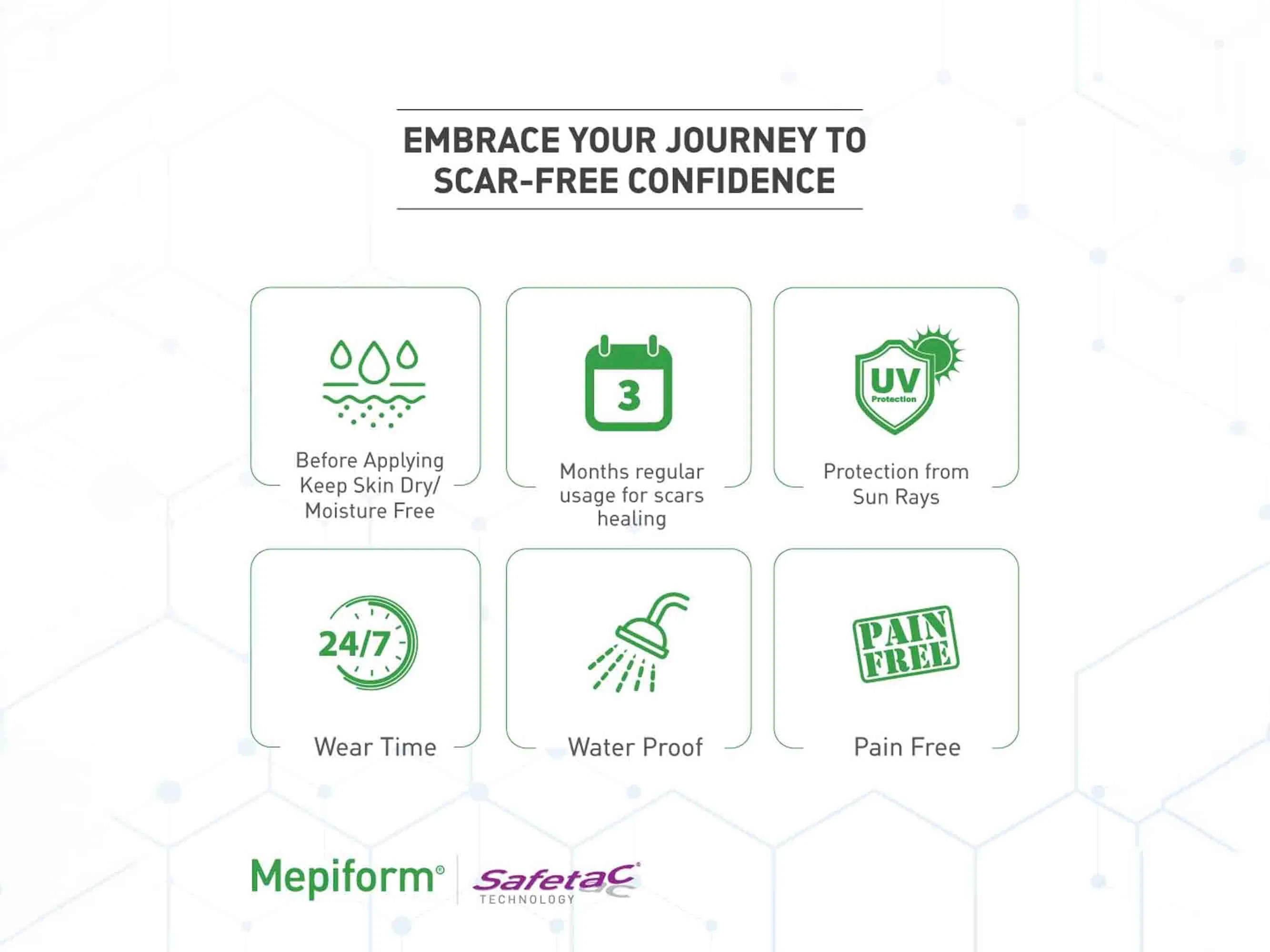 Mepiform Self-Adherent Soft Silicone Dressing For Scar Care - Image 4