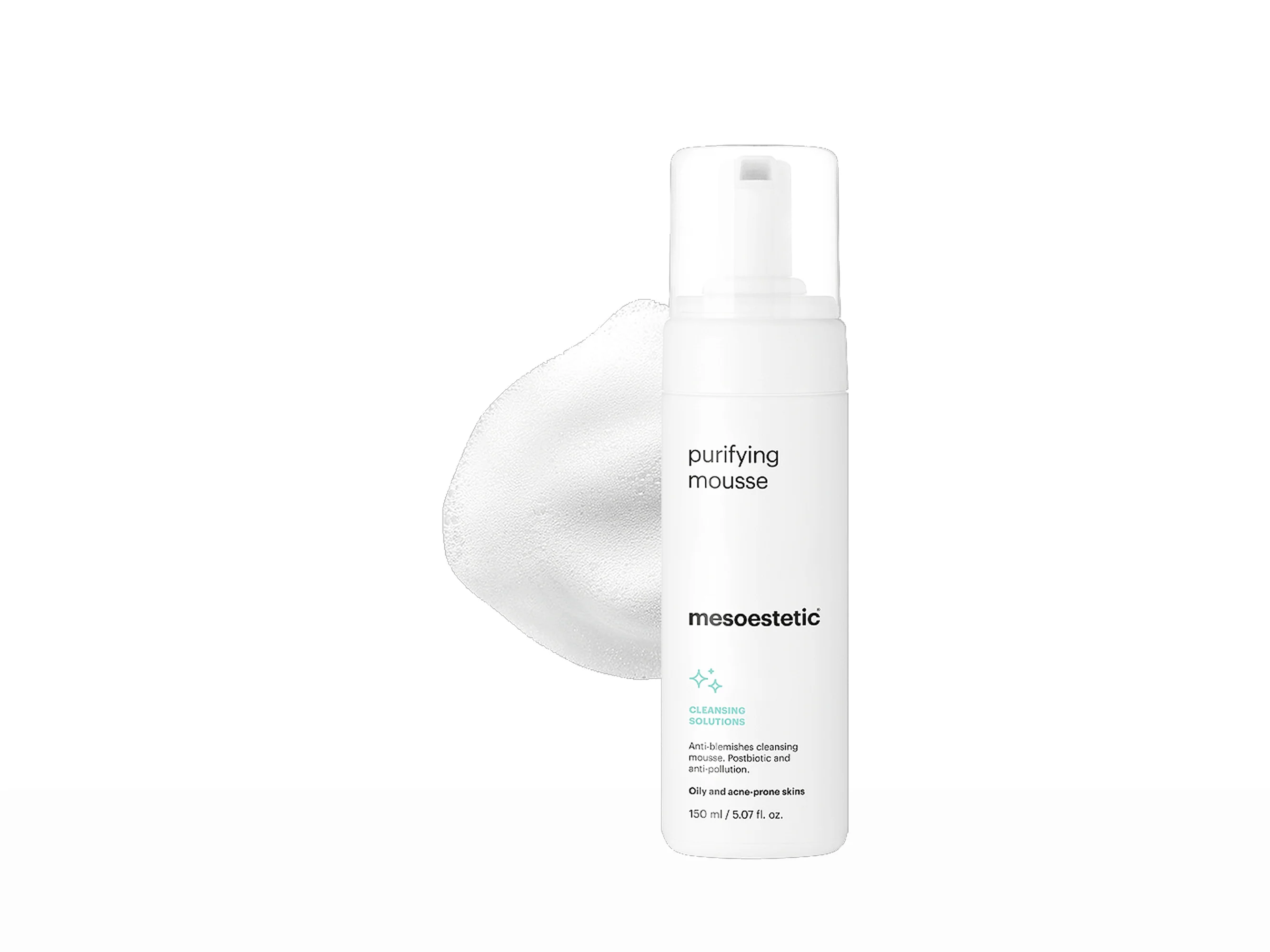 Mesoestetic Anti-Blemishes Purifying Cleansing Mousse - Image 5