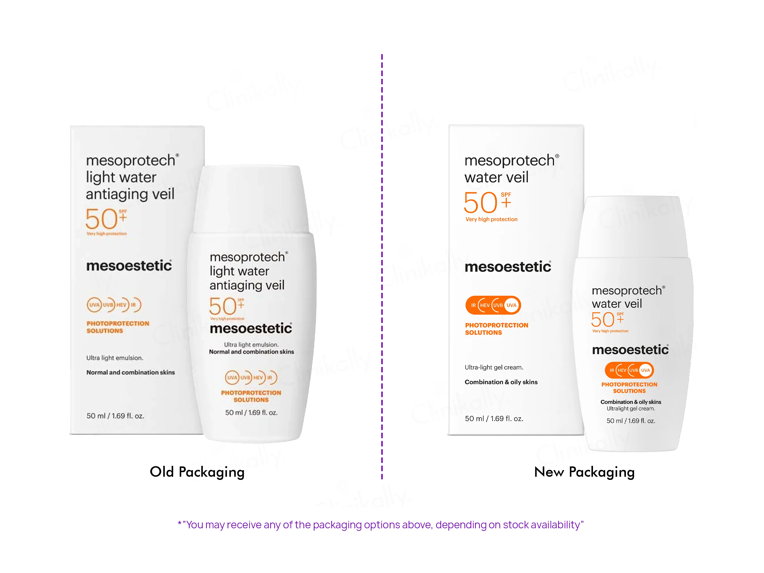 Mesoestetic Mesoprotech Water Veil Ultra-Light Gel Cream Sunscreen SPF 50+ - Image 2