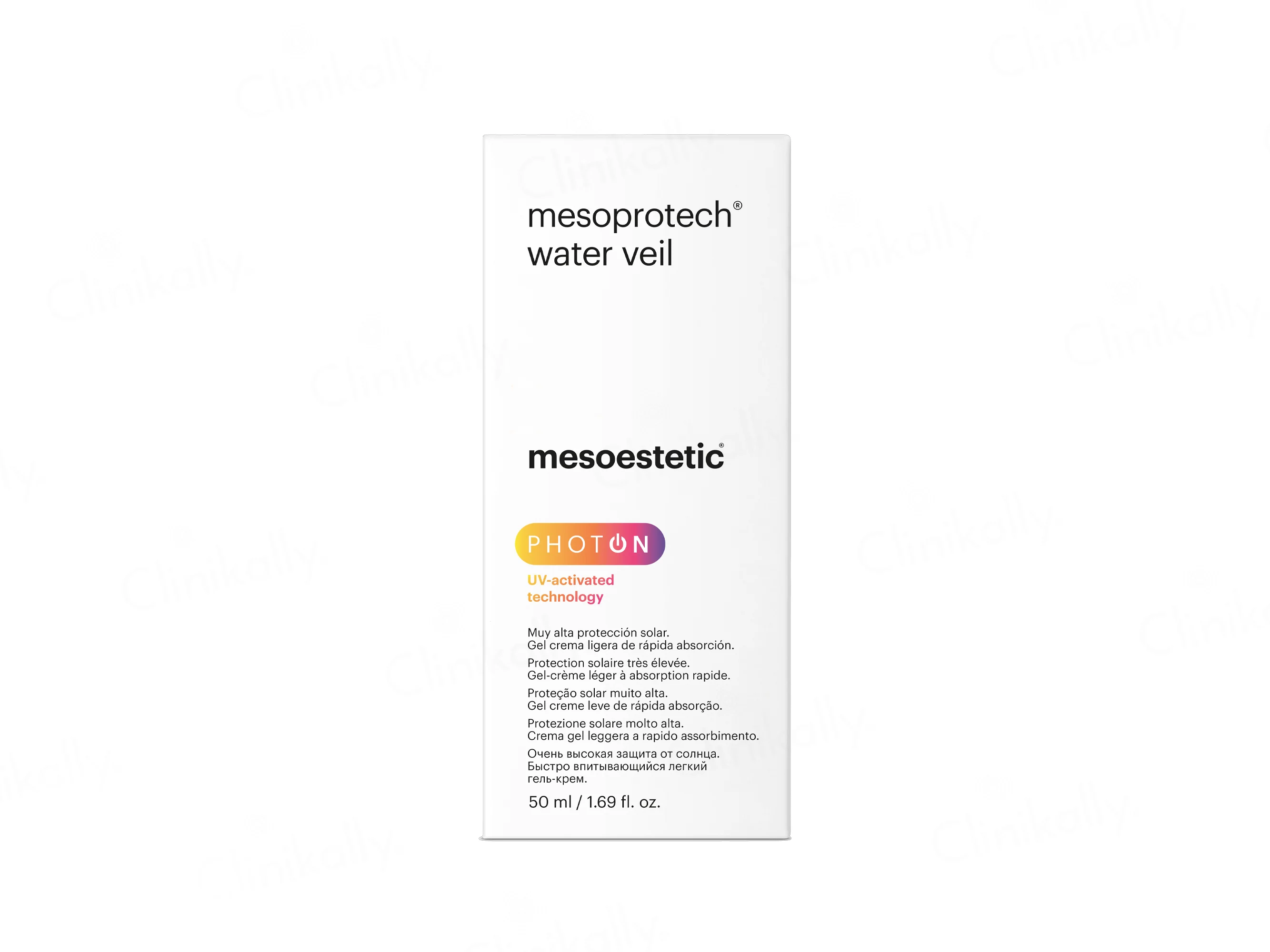 Mesoestetic Mesoprotech Water Veil Ultra-Light Gel Cream Sunscreen SPF 50+ - Image 5