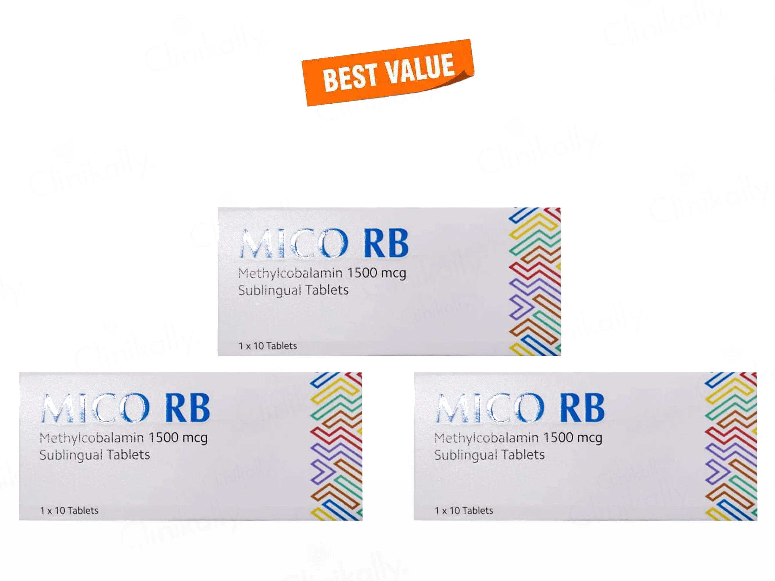 Mico RB Methylcobalamin 1500mcg Sublingual Tablet - Image 3