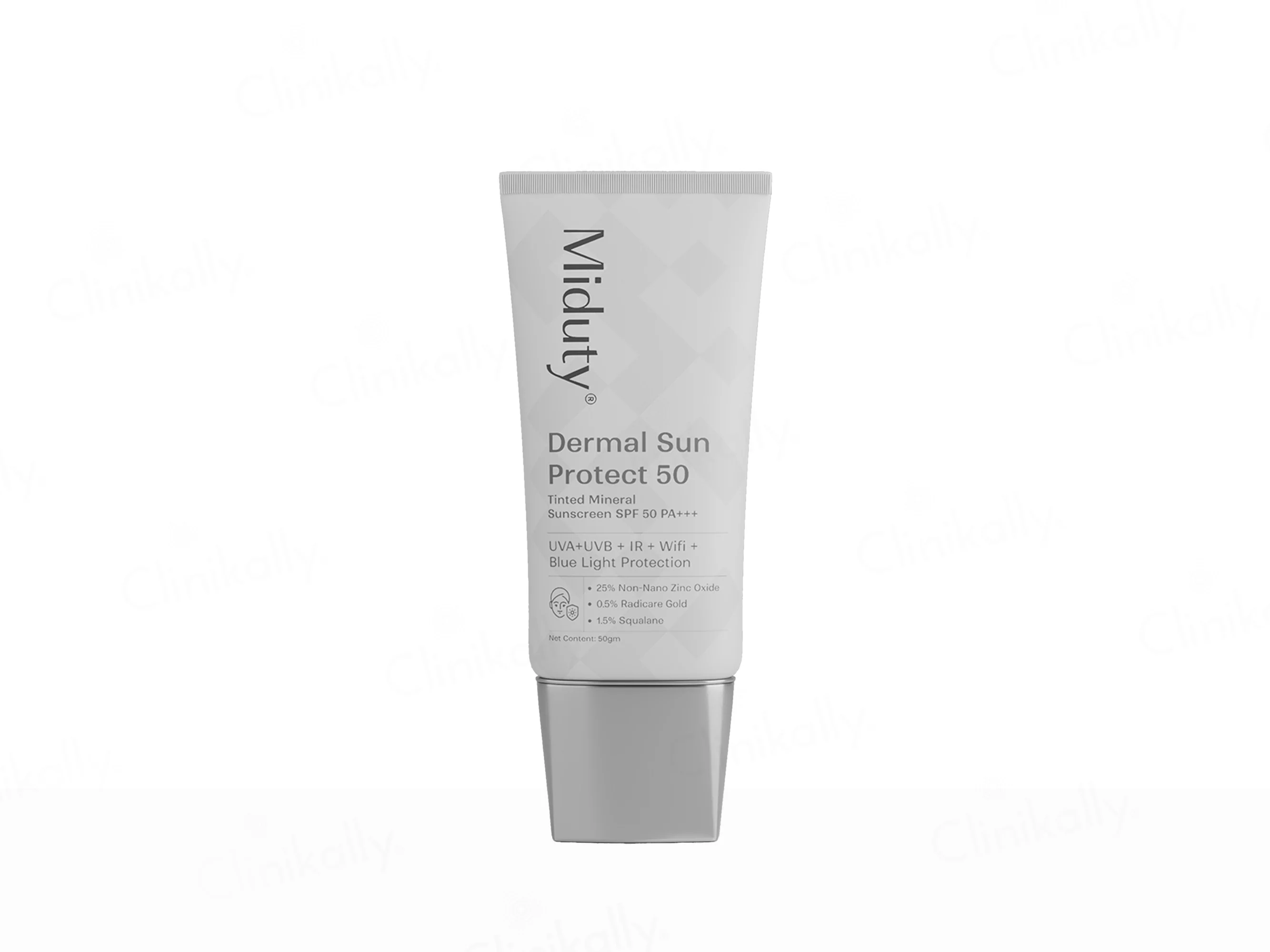 Miduty Dermal Sun Protect 50 Tinted Mineral Sunscreen SPF 50 PA+++ - Image 2