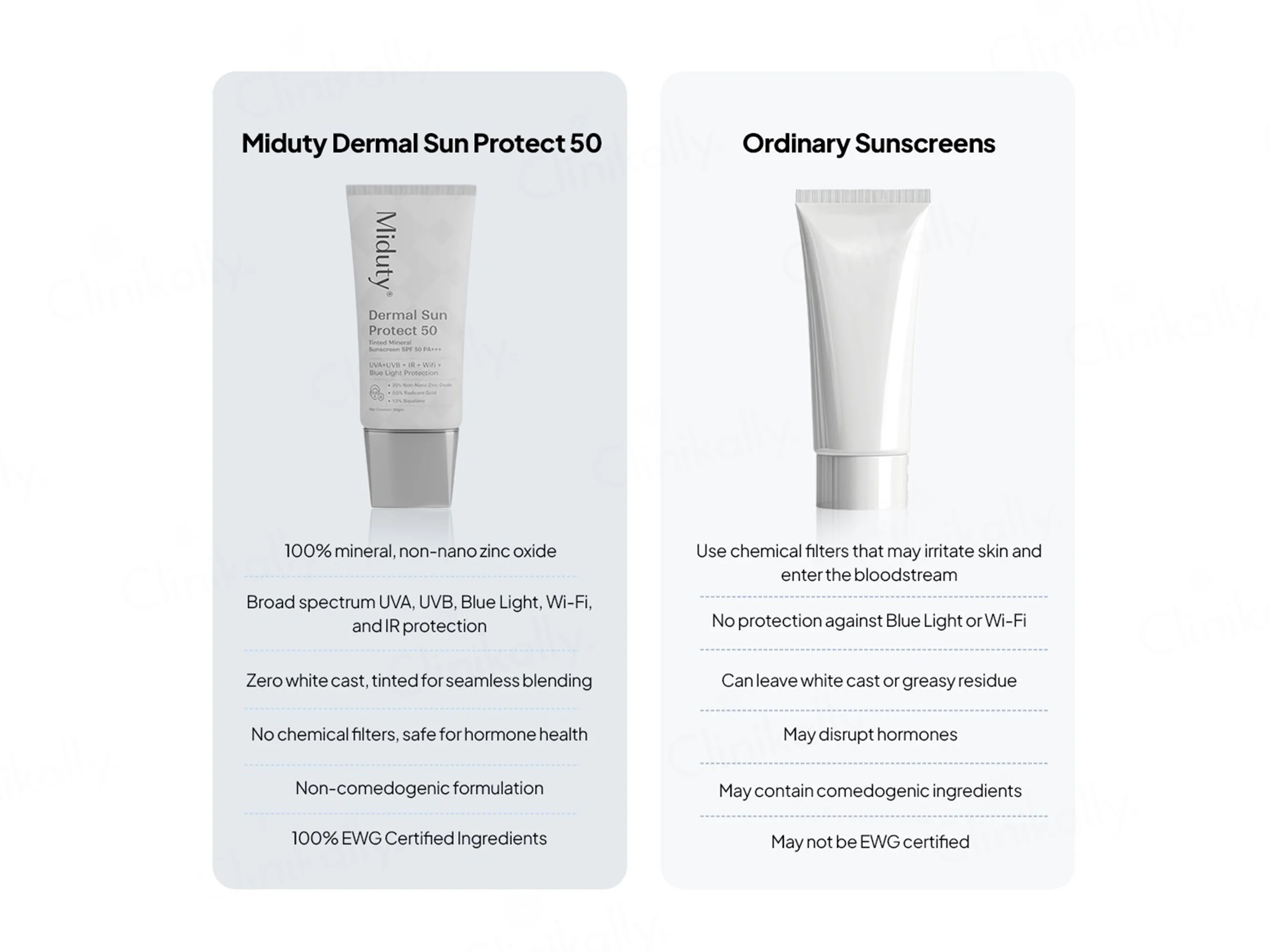 Miduty Dermal Sun Protect 50 Tinted Mineral Sunscreen SPF 50 PA+++ - Image 6