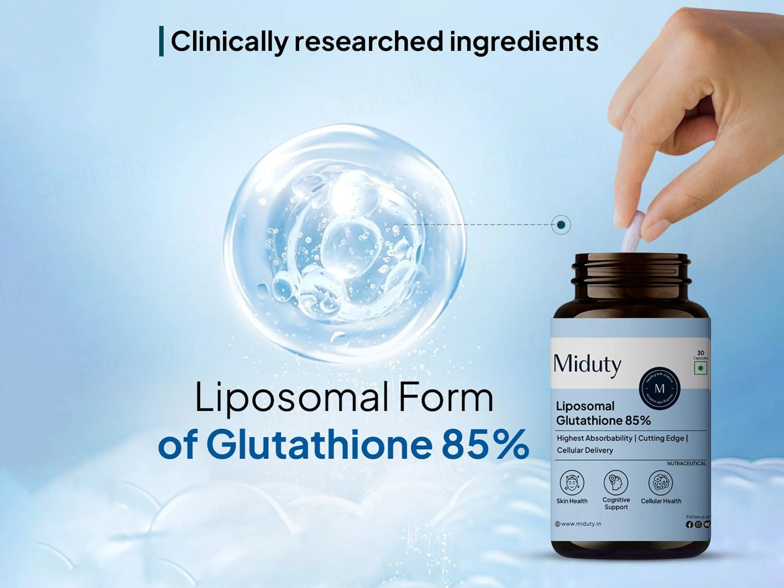 Miduty Liposomal Glutathione 85% Capsule - Image 4